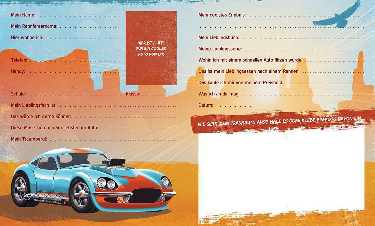 Beispielinhalt (Bild) Meine Freunde (Rennautos)