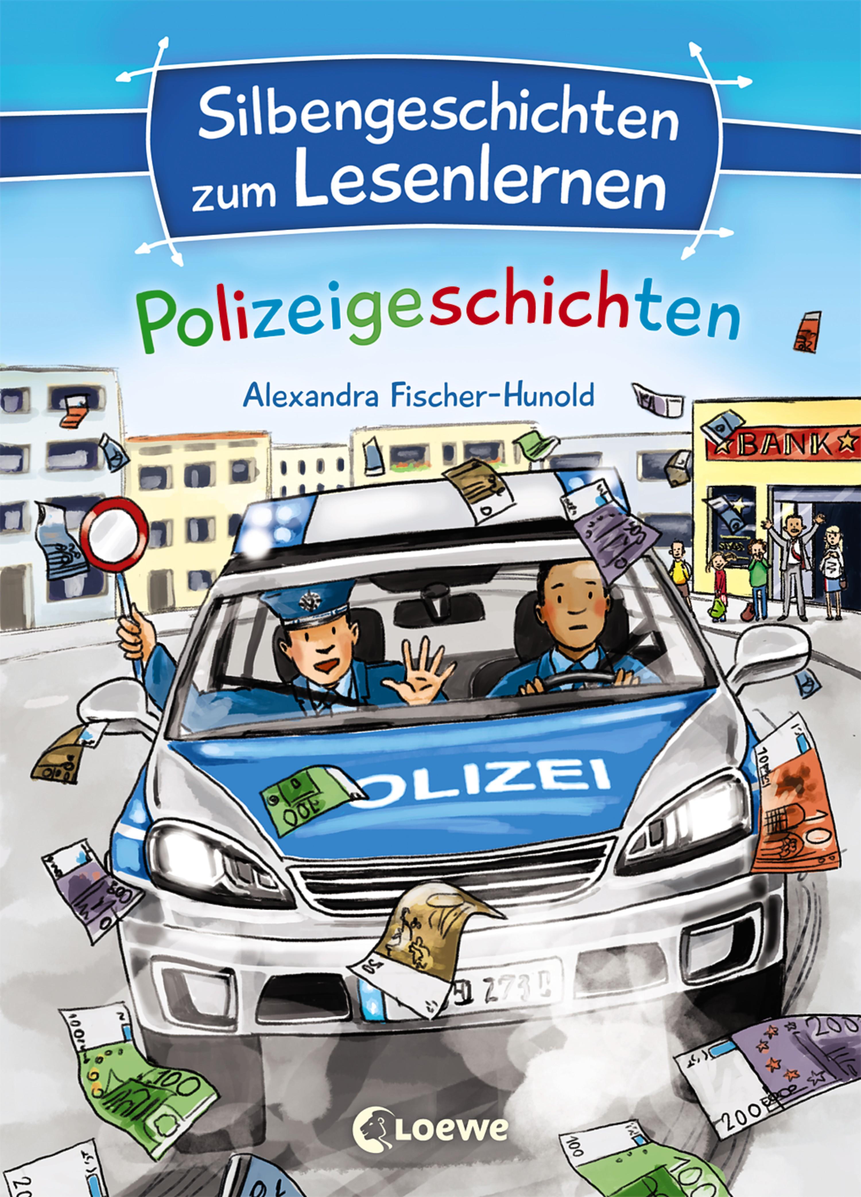 Vorderes Coverbild Silbengeschichten zum Lesenlernen - Polizeigeschichten