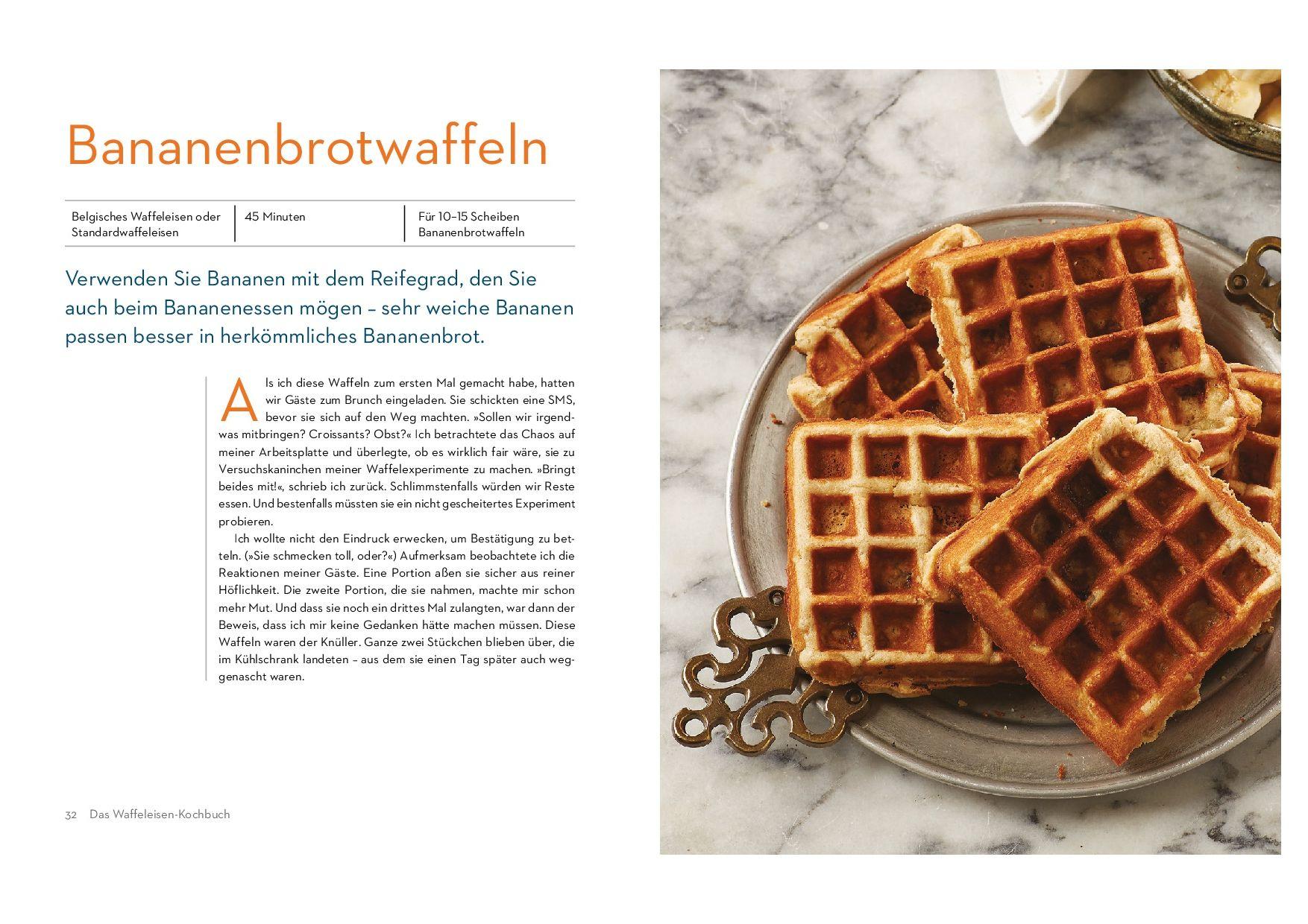 Beispielinhalt (Bild) Das Waffeleisen-Kochbuch
