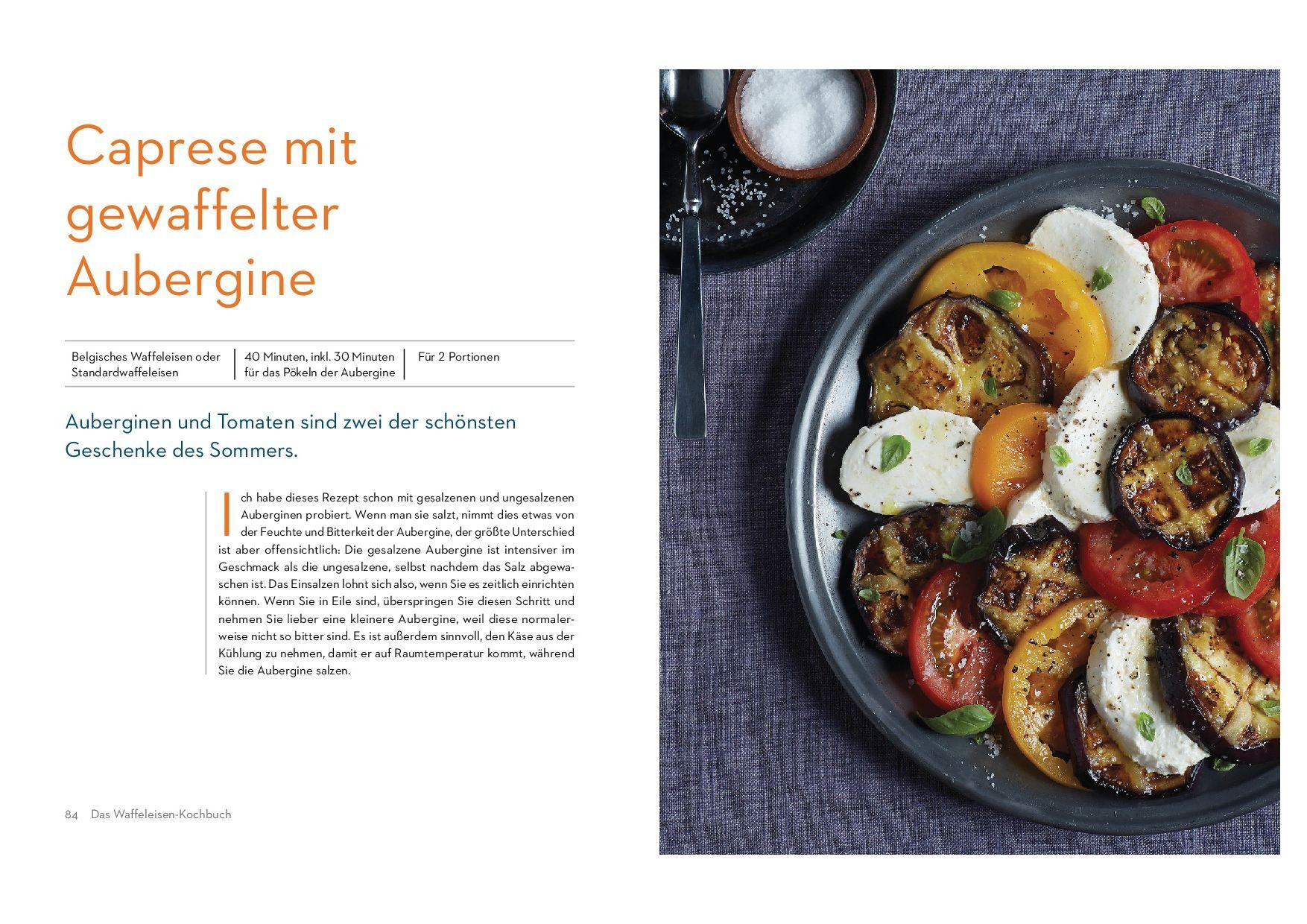 Beispielinhalt (Bild) Das Waffeleisen-Kochbuch