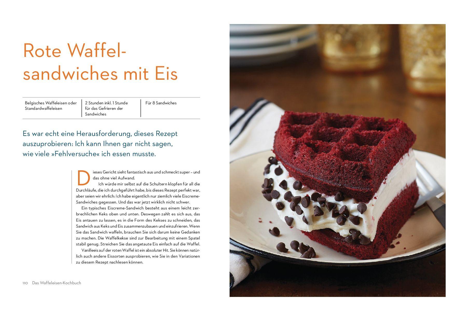 Beispielinhalt (Bild) Das Waffeleisen-Kochbuch