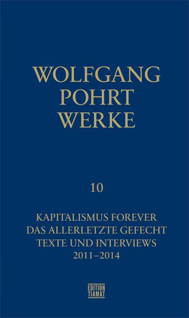 Vorderes Coverbild Werke Band 10