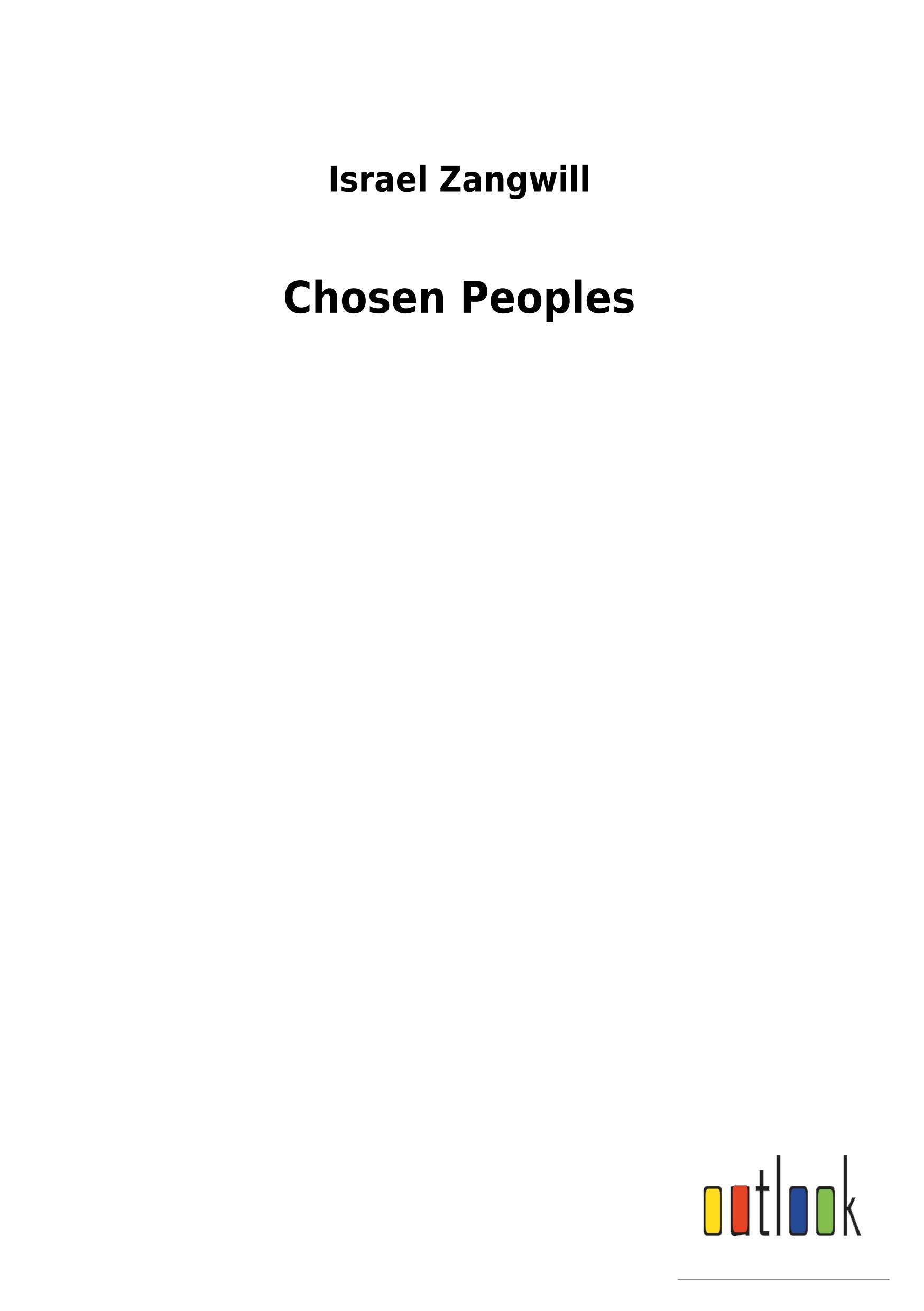 Vorderes Coverbild Chosen Peoples