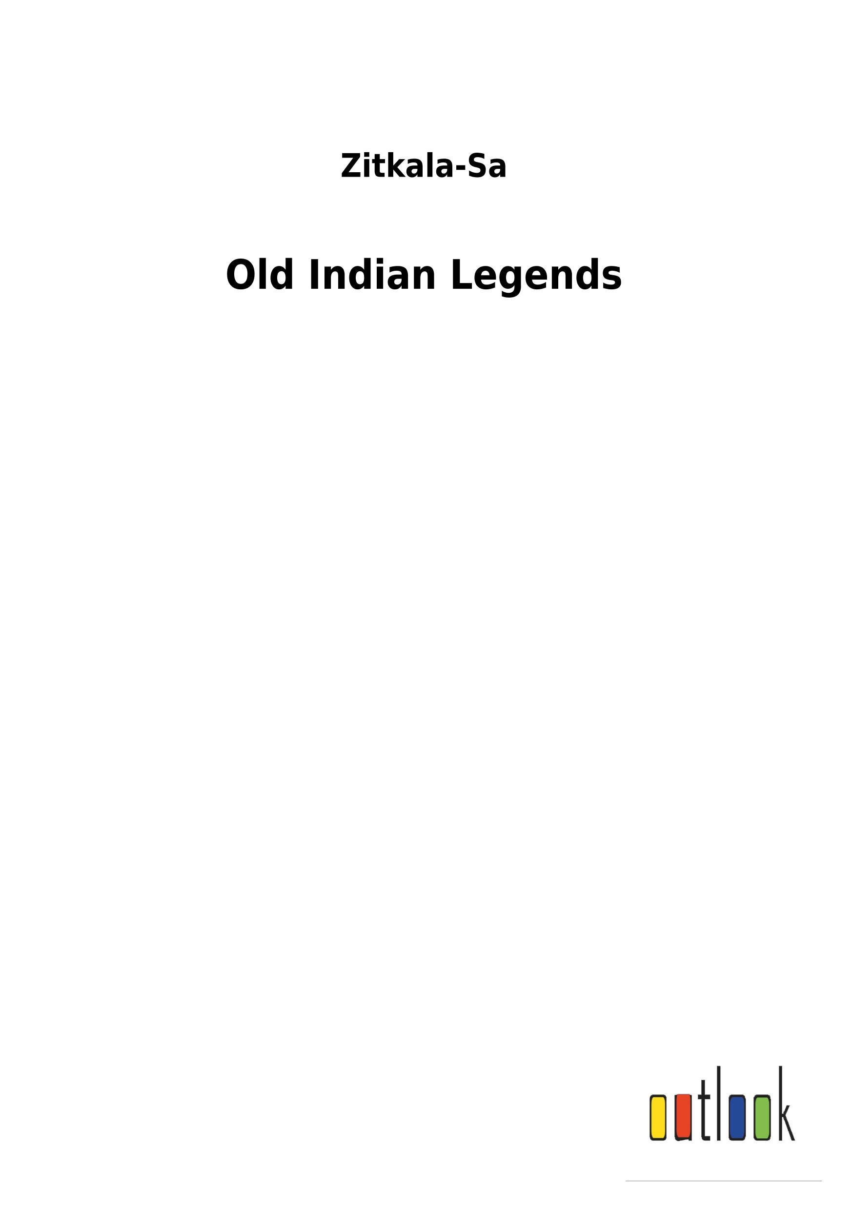Vorderes Coverbild Old Indian Legends