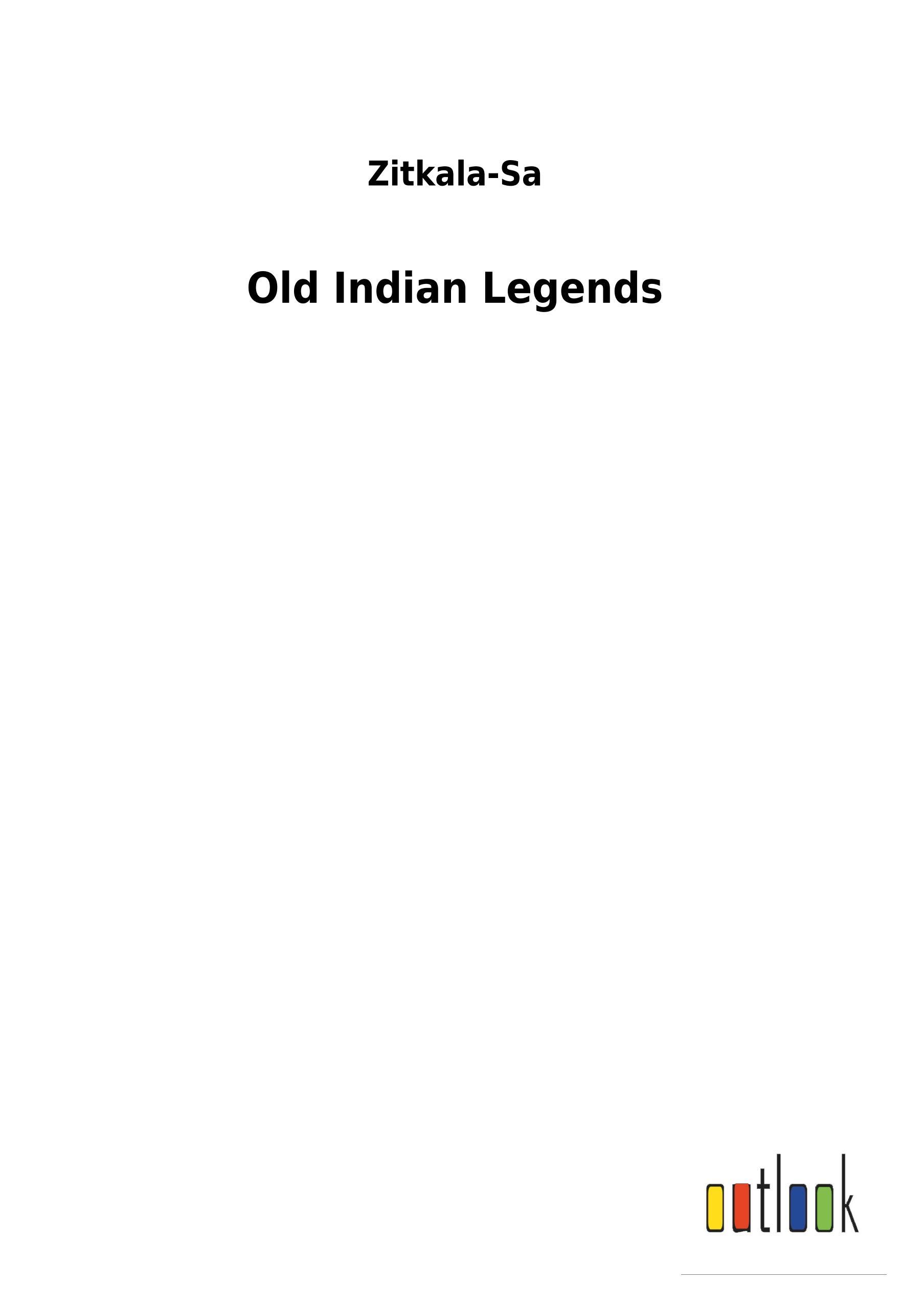 Vorderes Coverbild Old Indian Legends