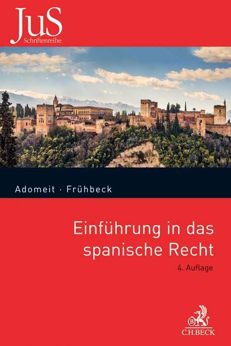 Vorderes Coverbild Einführung in das spanische Recht