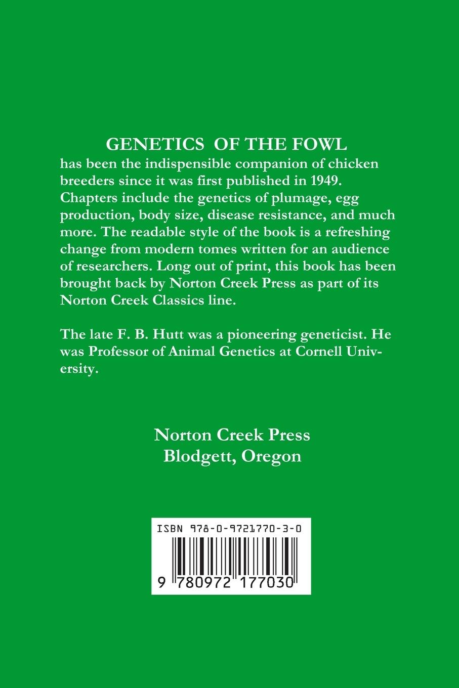Rückseitencover Genetics of the Fowl