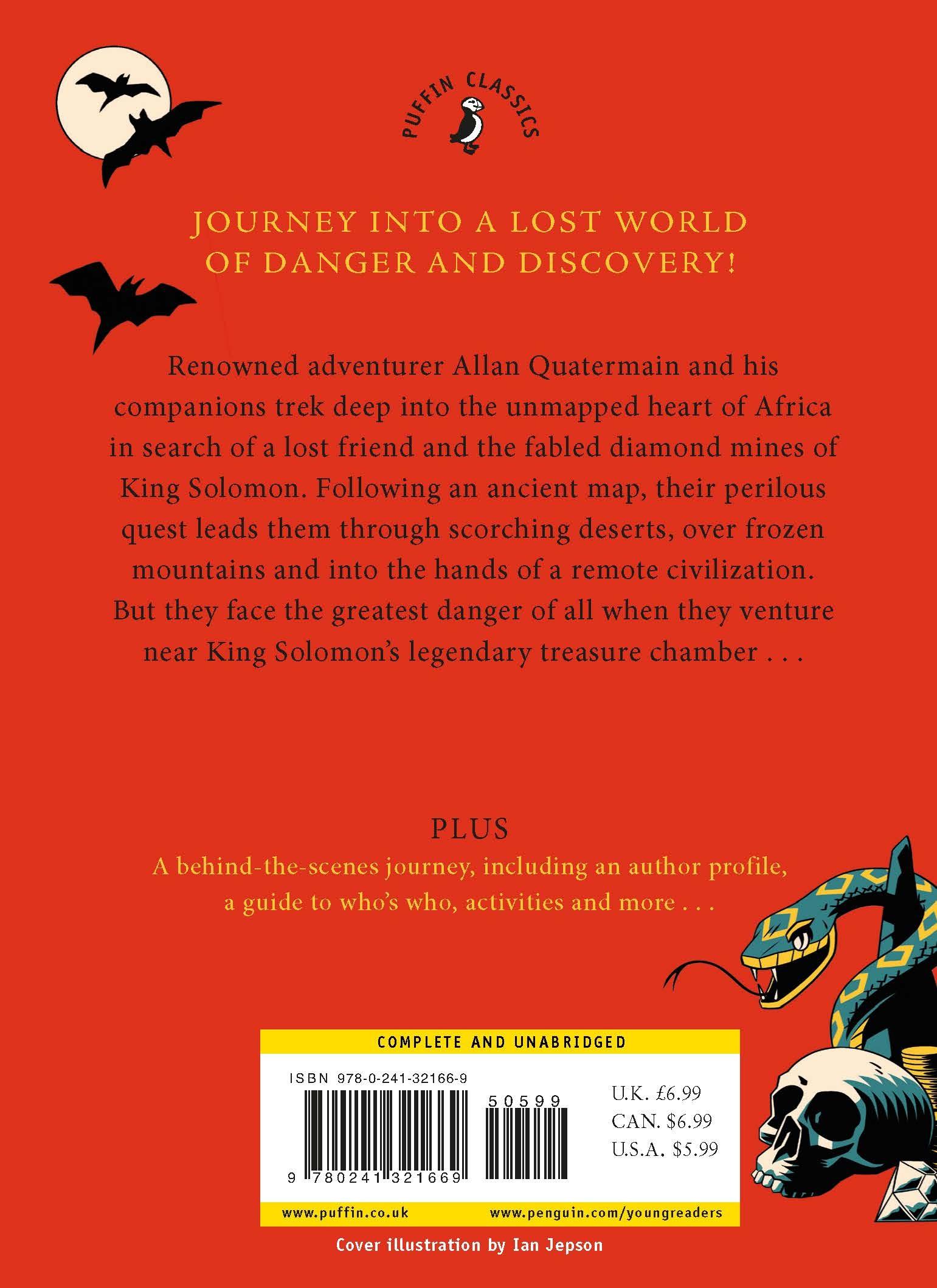 Rückseitencover King Solomon's Mines