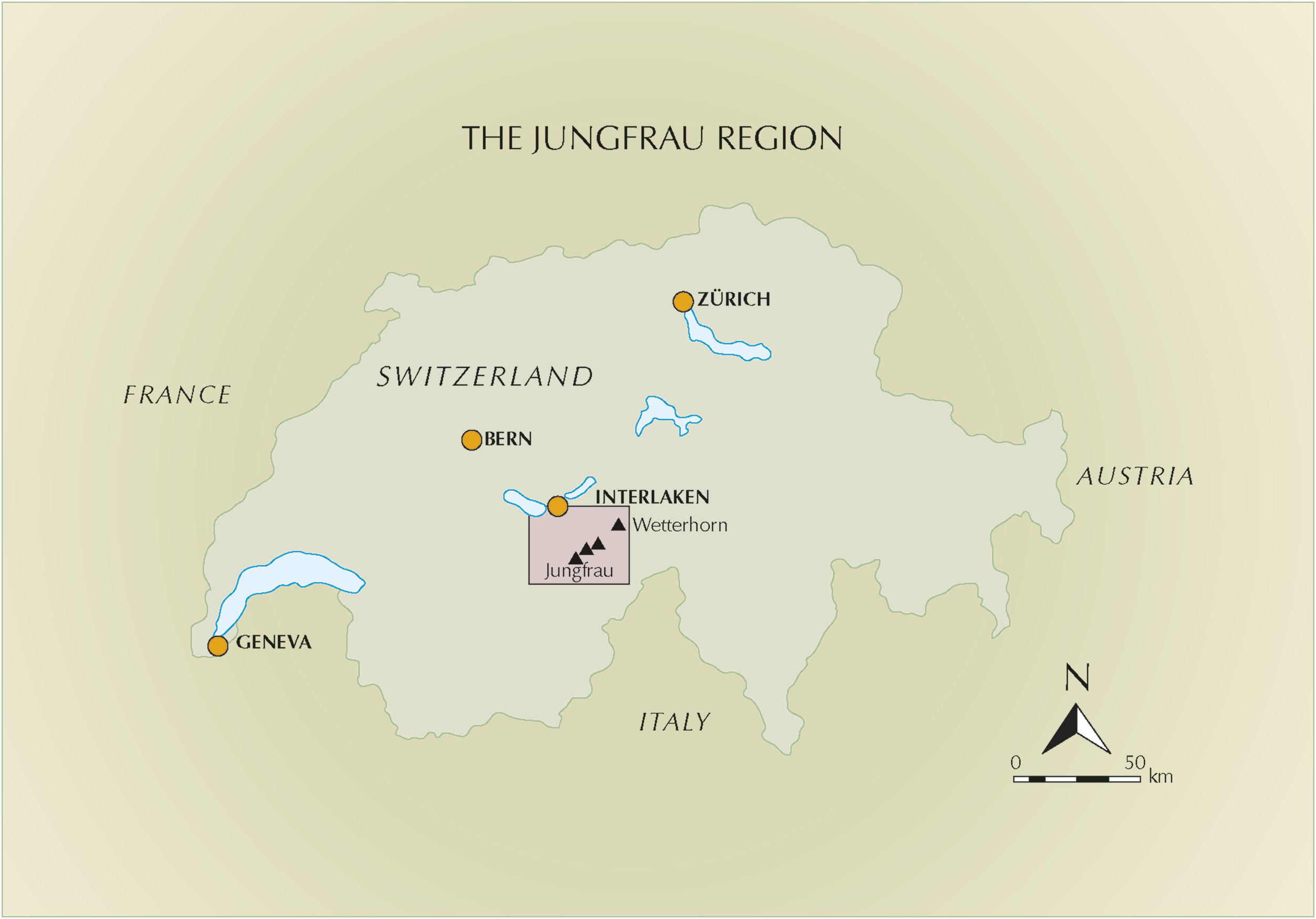 Beispielinhalt (Bild) Tour of the Jungfrau Region