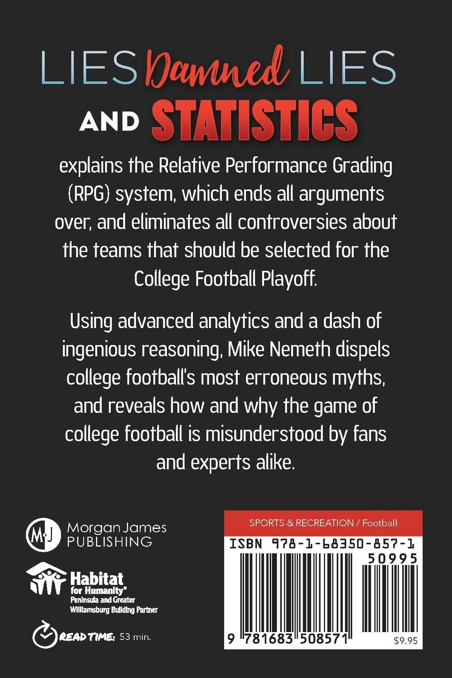 Rückseitencover Lies, Damned Lies and Statistics