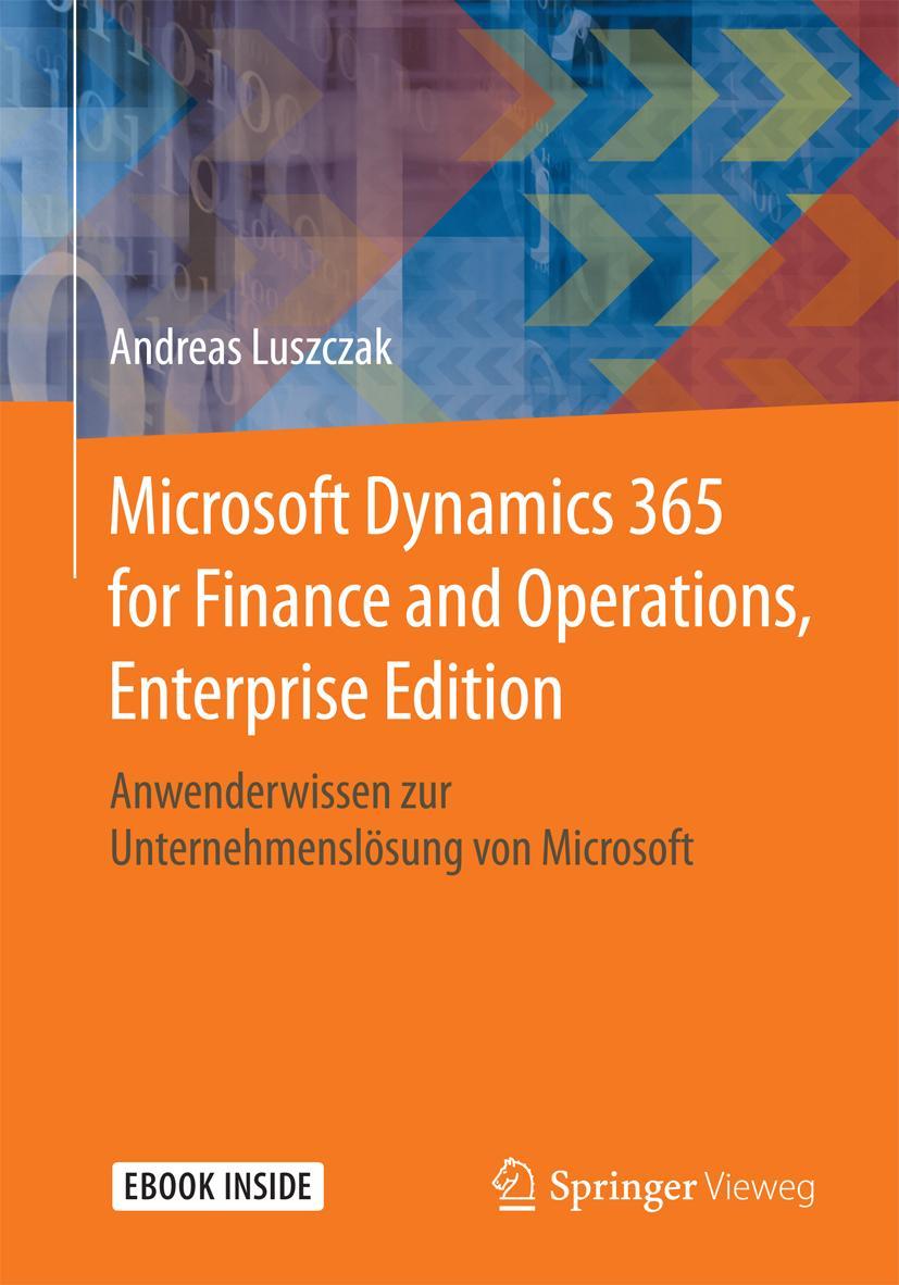 Vorderes Coverbild Microsoft Dynamics 365 for Finance and Operations, Enterprise Edition