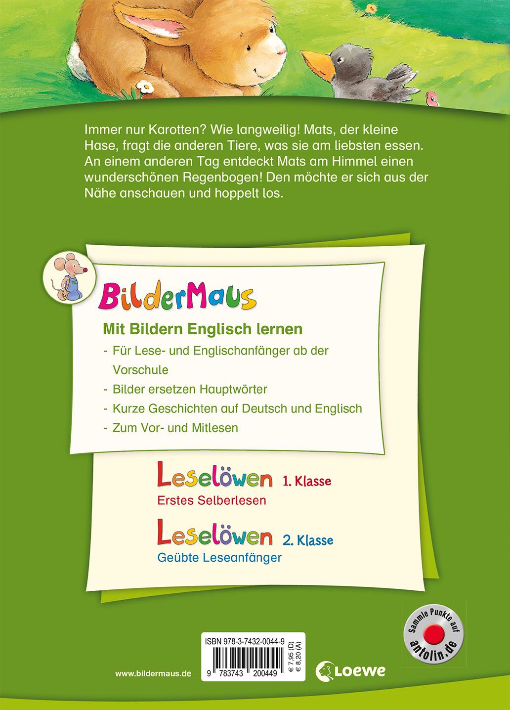 Rückseitencover Bildermaus -Geschichten vom kleinen Hasen - Little Rabbit Stories