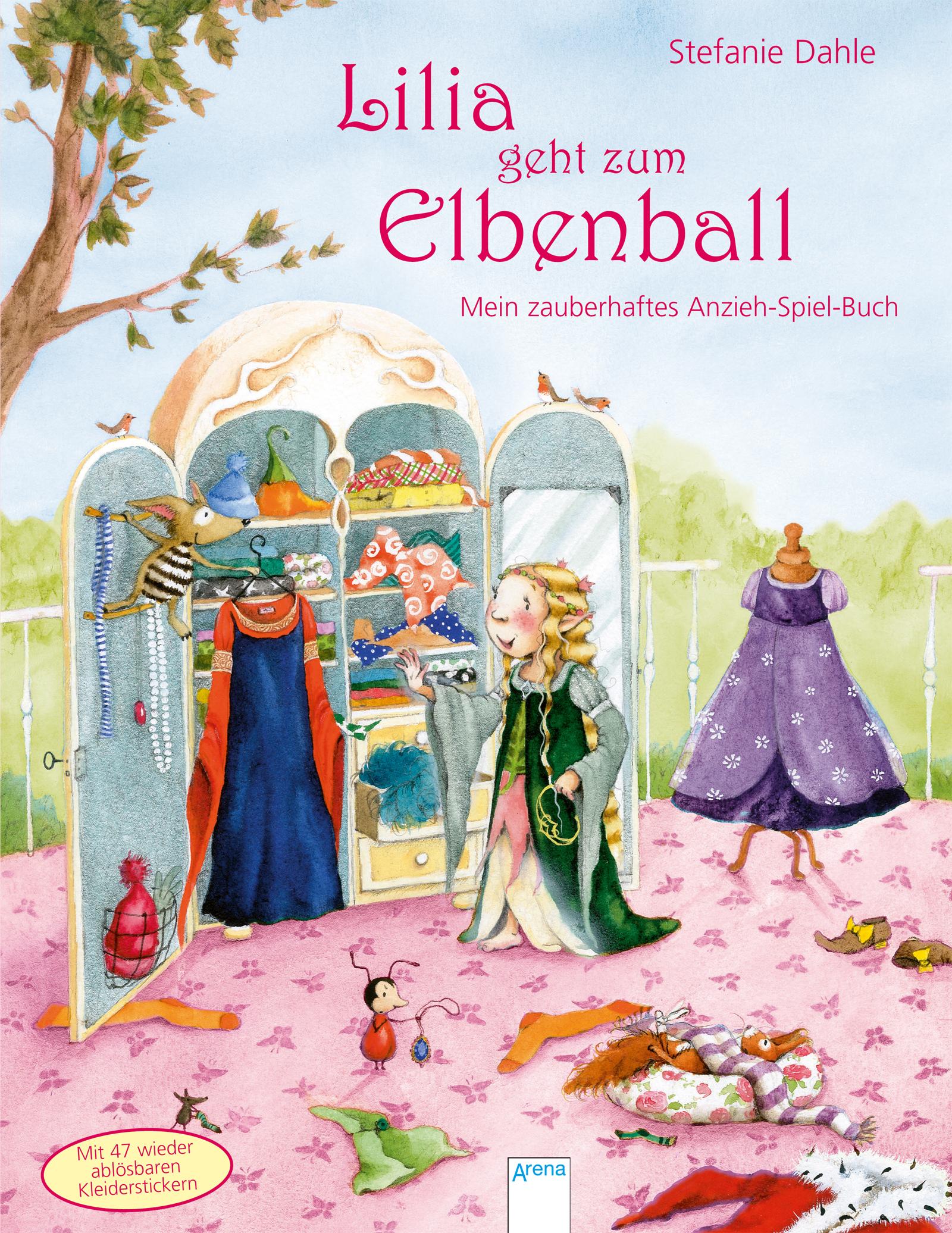 Vorderes Coverbild Lilia, die kleine Elbenprinzessin. Lilia geht zum Elbenball