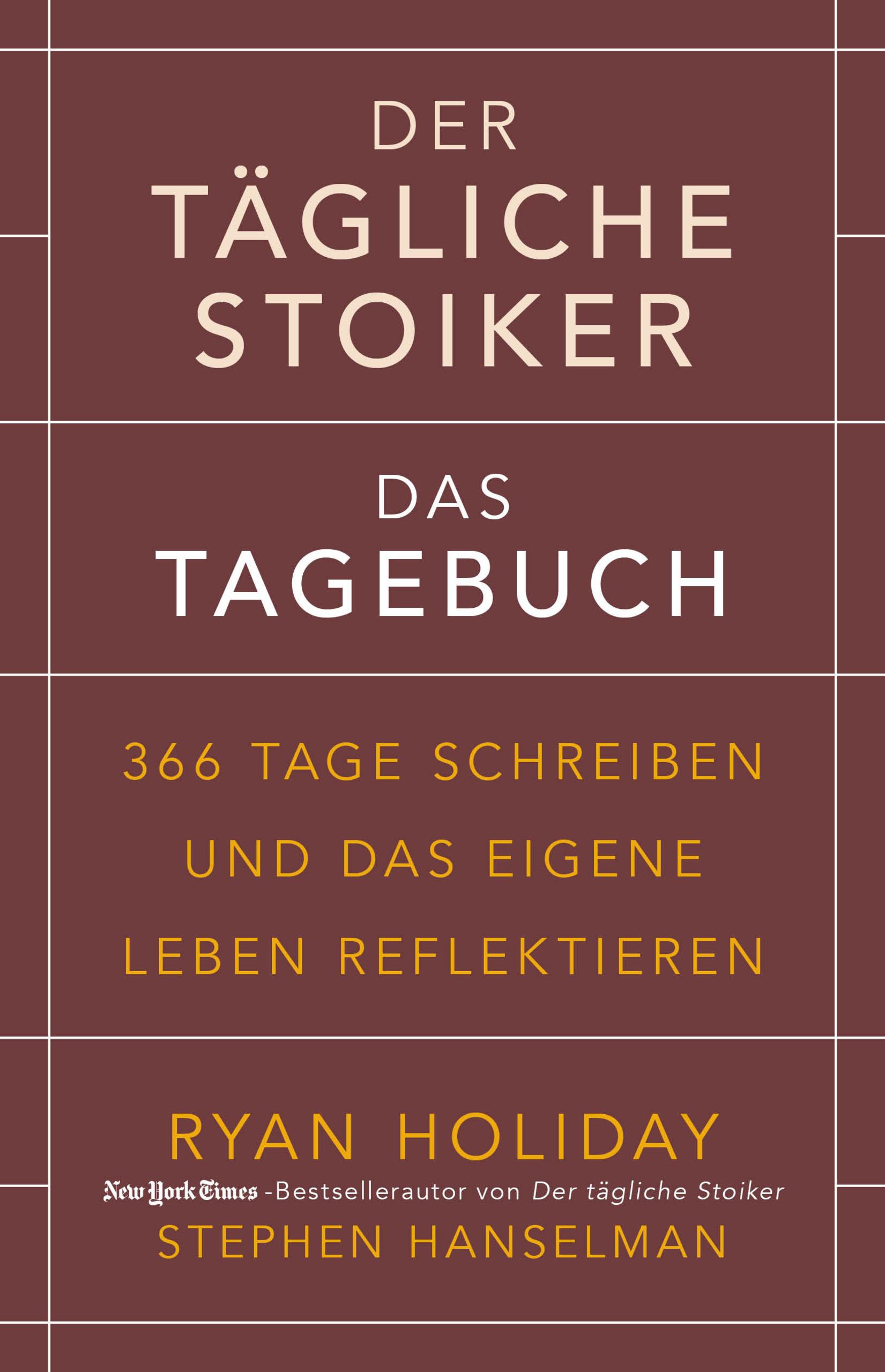 Vorderes Coverbild Der tägliche Stoiker - Das Tagebuch
