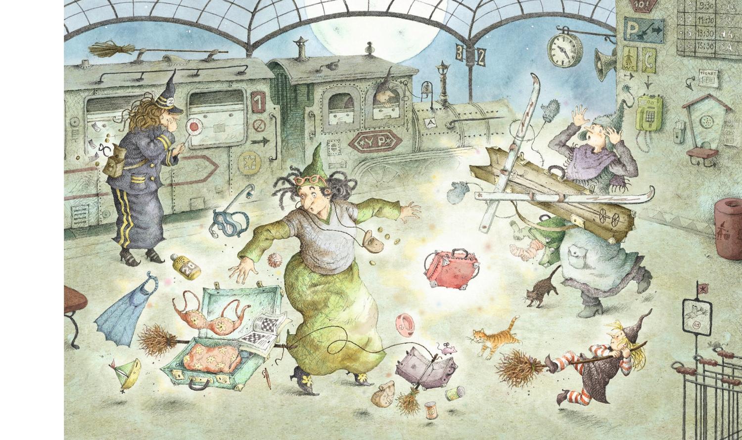 Beispielinhalt (Bild) Die schlaue kleine Hexe