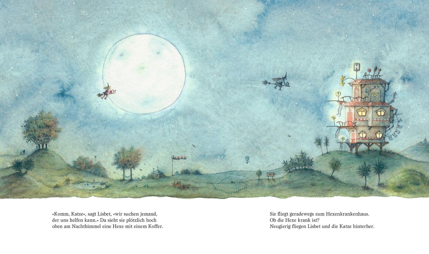 Beispielinhalt (Bild) Die schlaue kleine Hexe