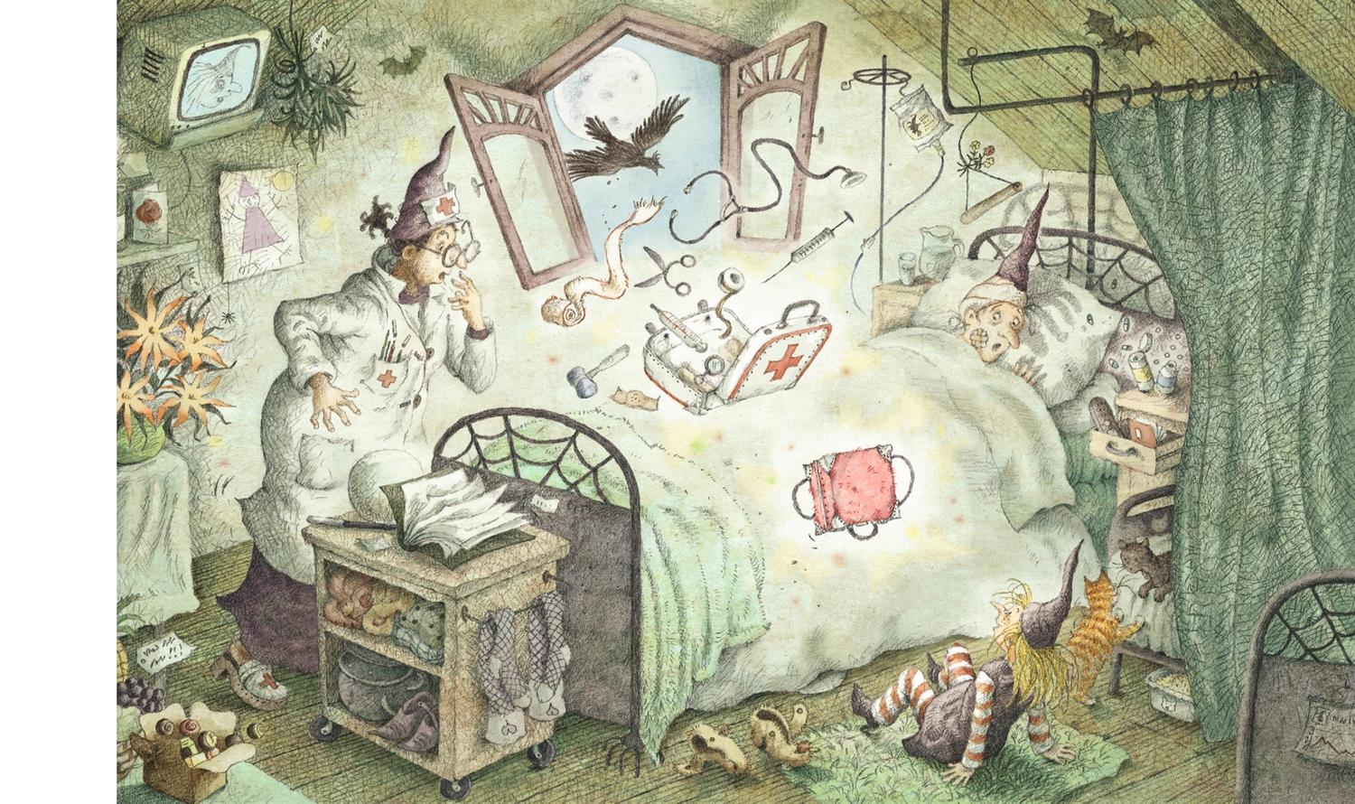 Beispielinhalt (Bild) Die schlaue kleine Hexe