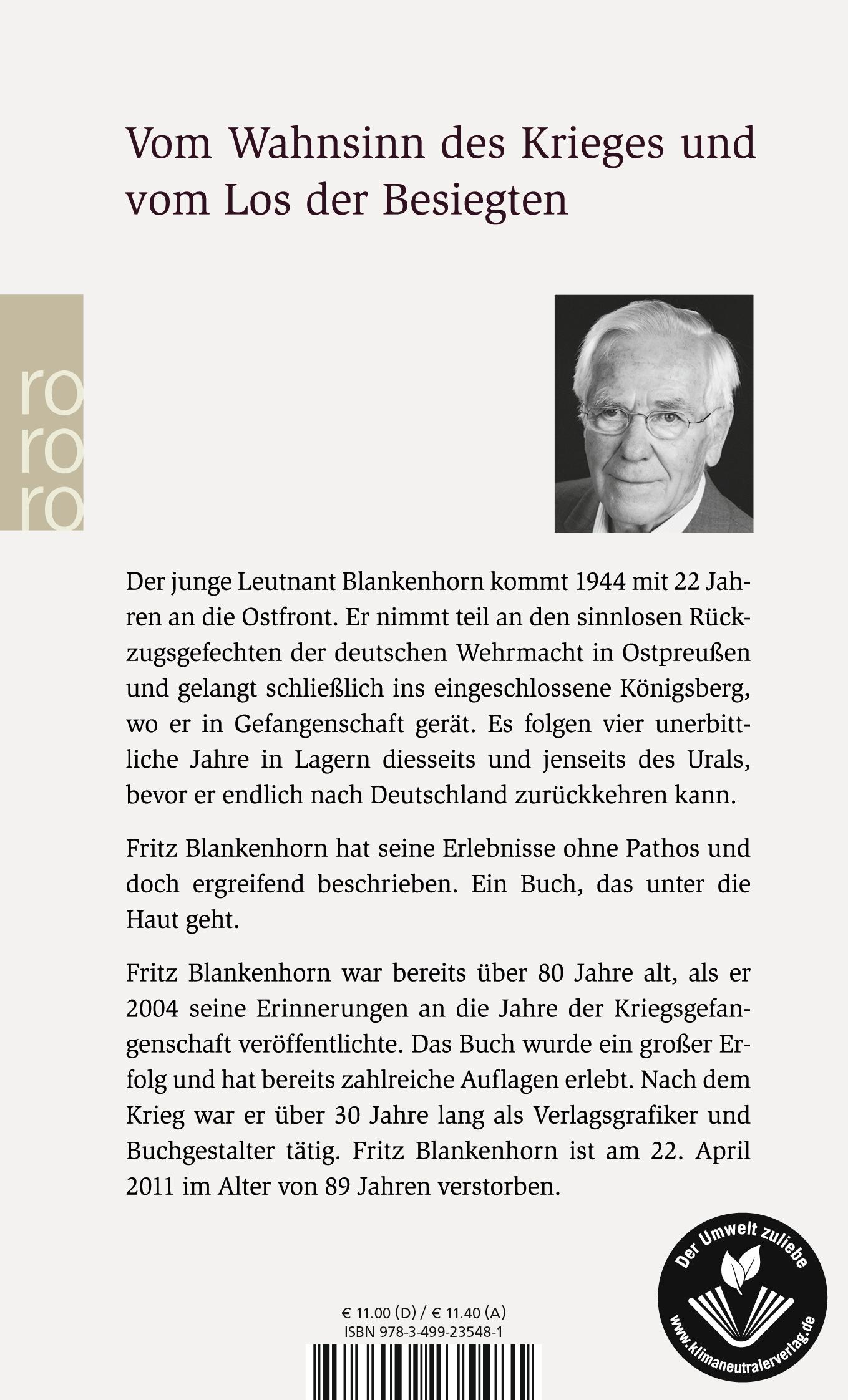 Rückseitencover ...und fahr'n wir ohne Wiederkehr