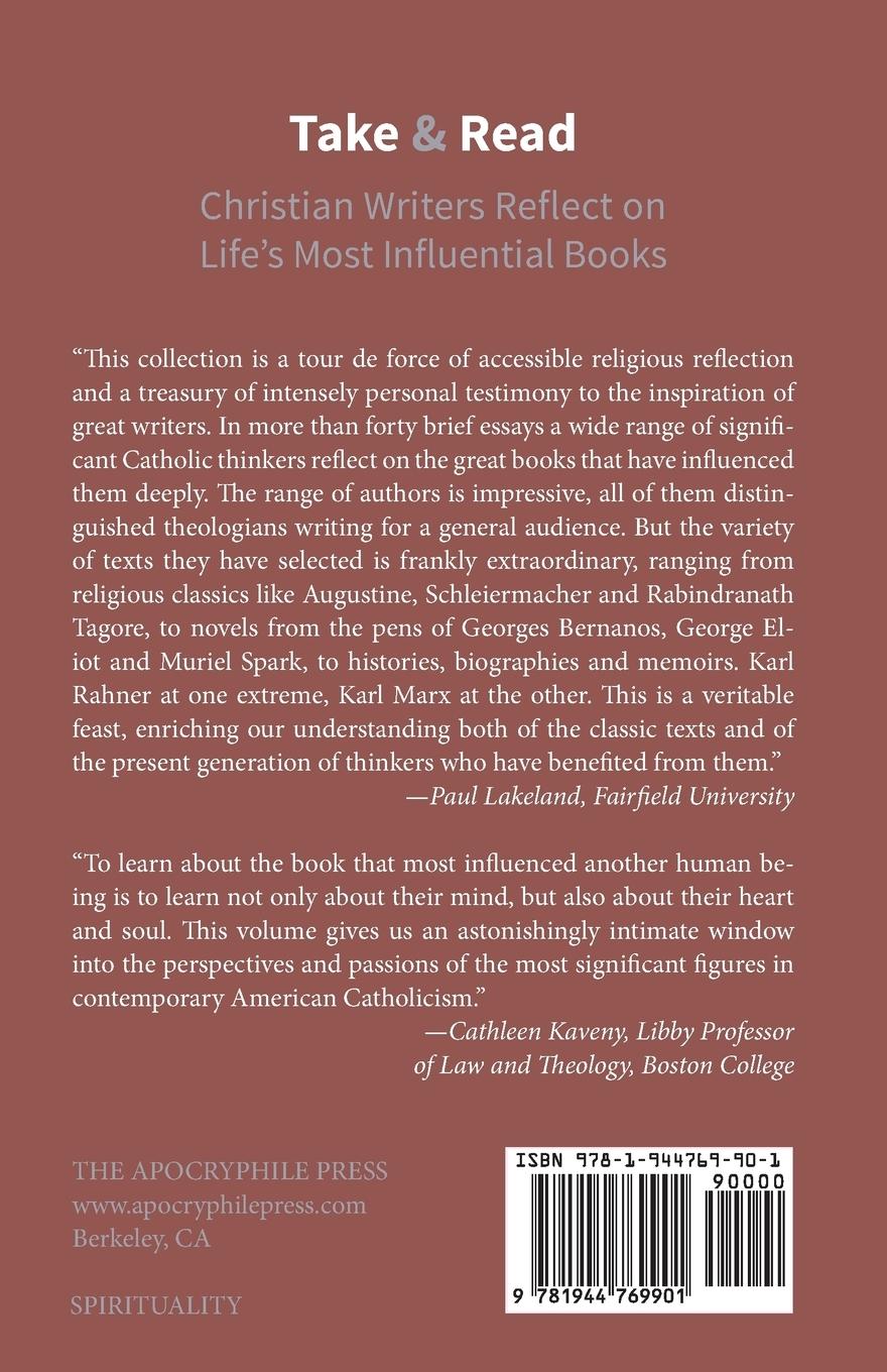 Rückseitencover Take and Read