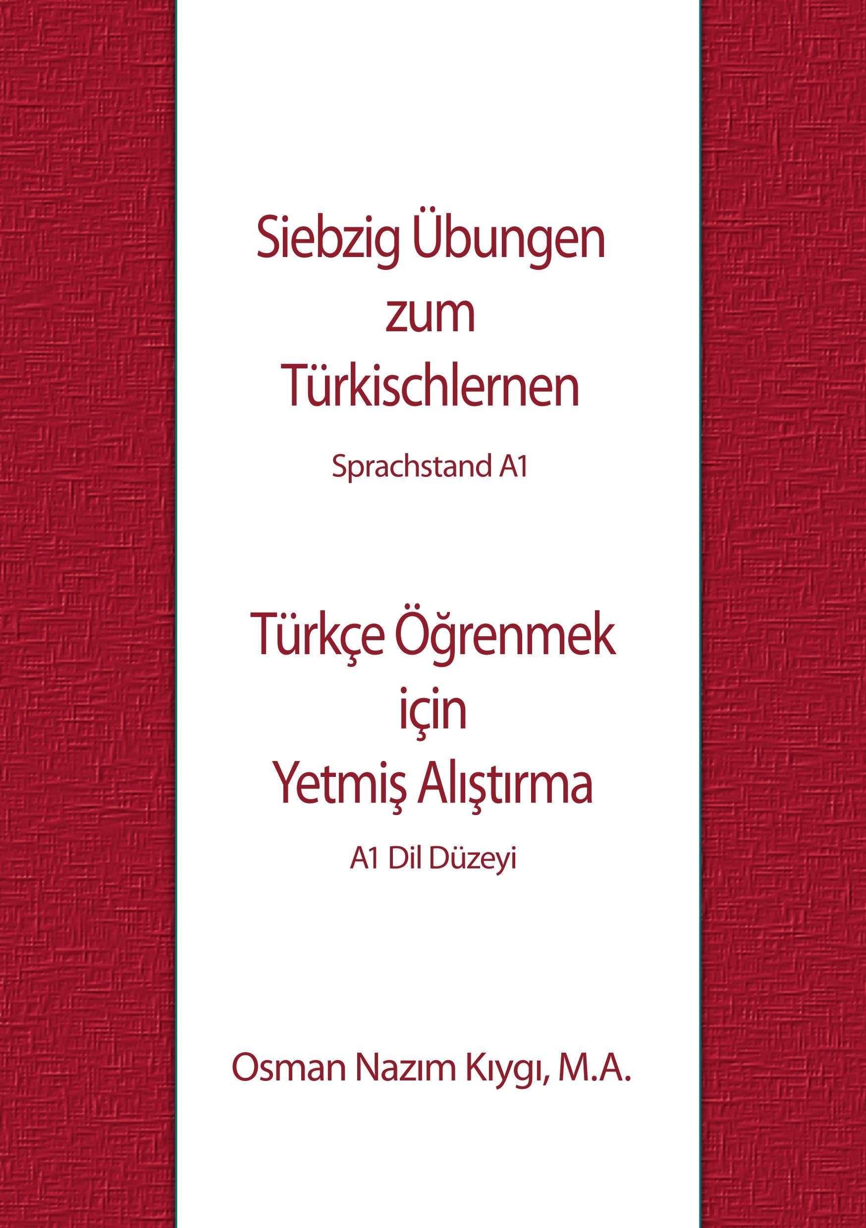 Vorderes Coverbild Siebzig Übungen zum Türkischlernen