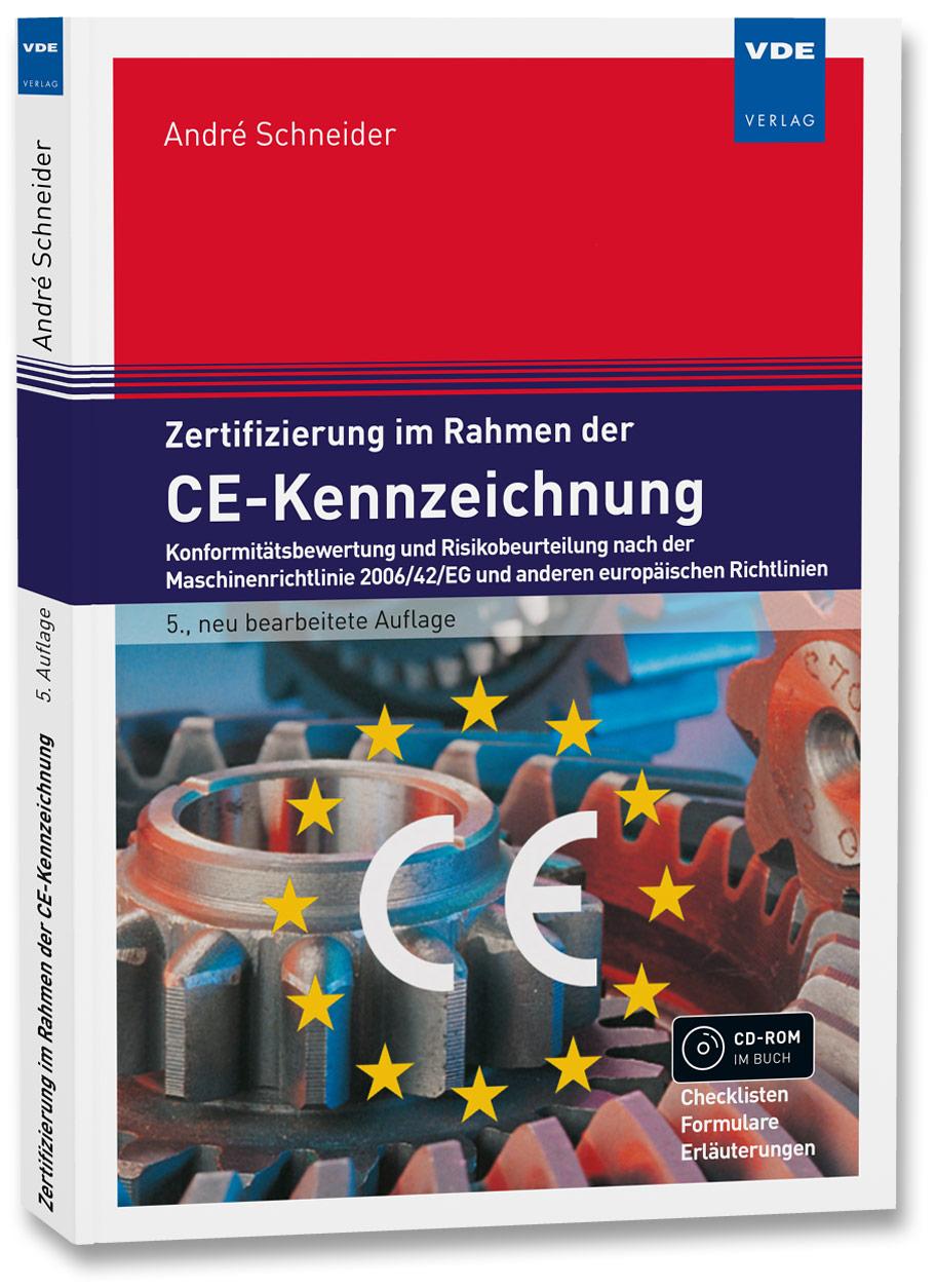 Vorderes Coverbild Zertifizierung im Rahmen der CE-Kennzeichnung