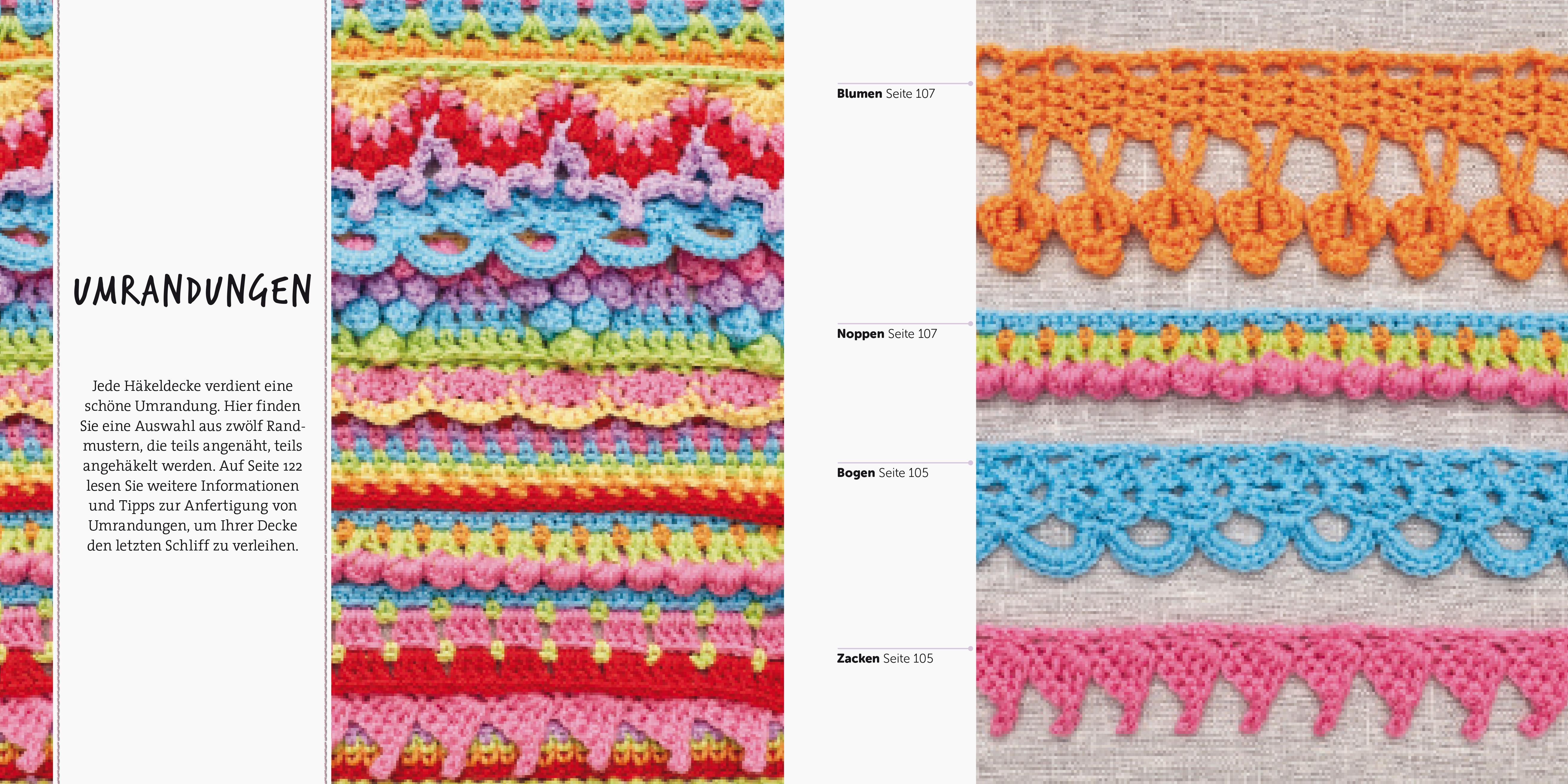 Beispielinhalt (Bild) Wunderschöne Häkeldecken