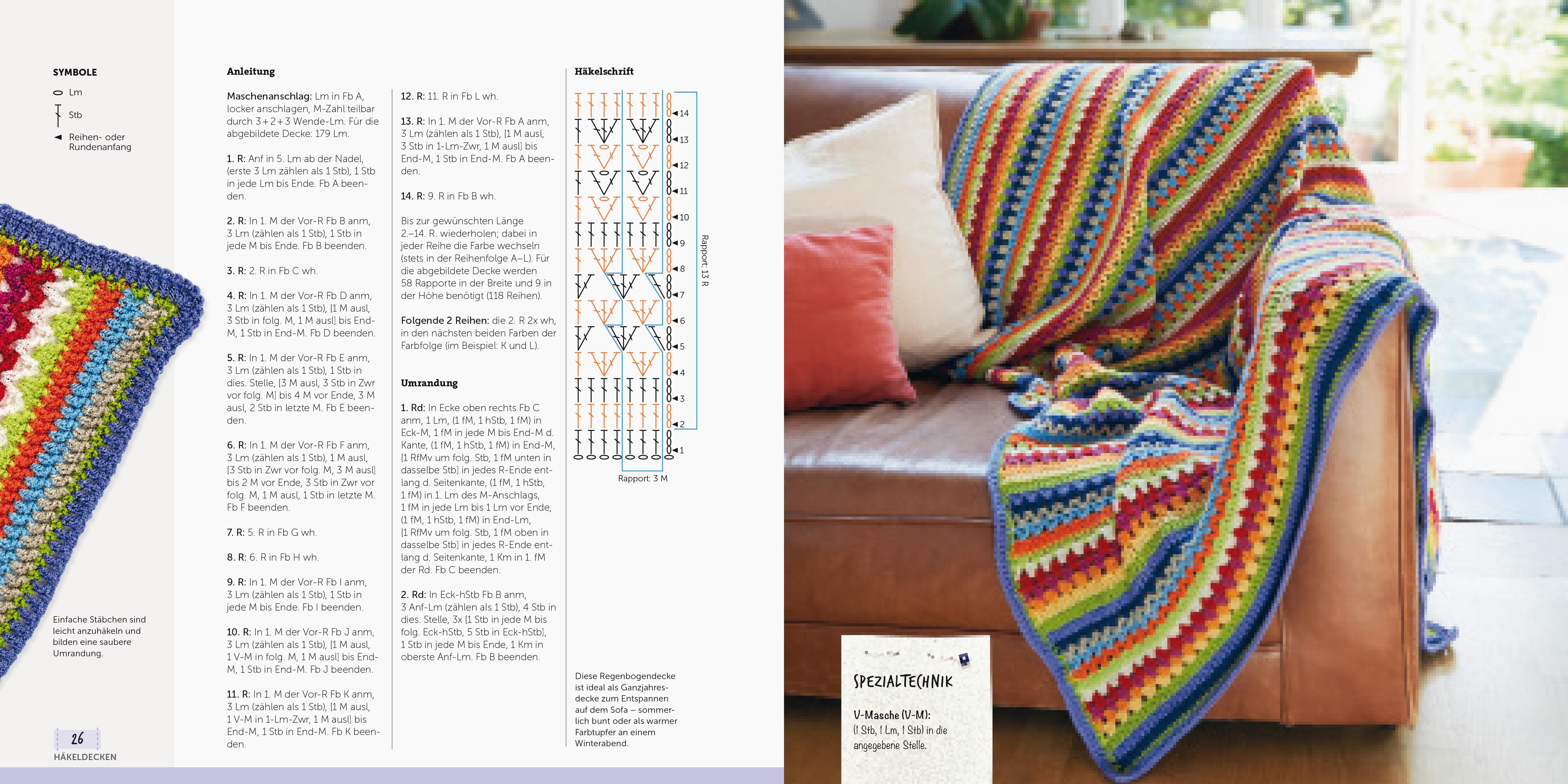 Beispielinhalt (Bild) Wunderschöne Häkeldecken