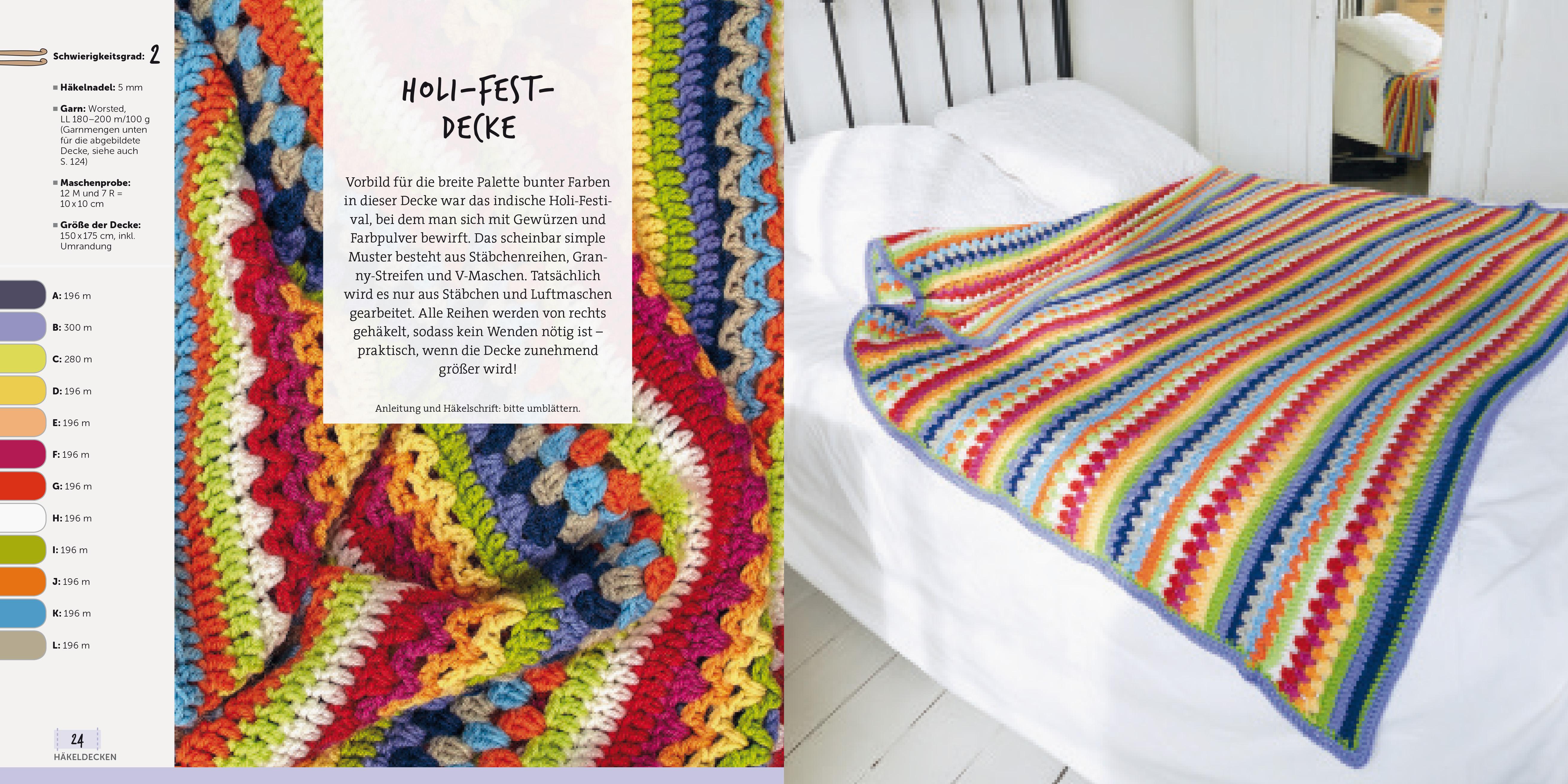 Beispielinhalt (Bild) Wunderschöne Häkeldecken