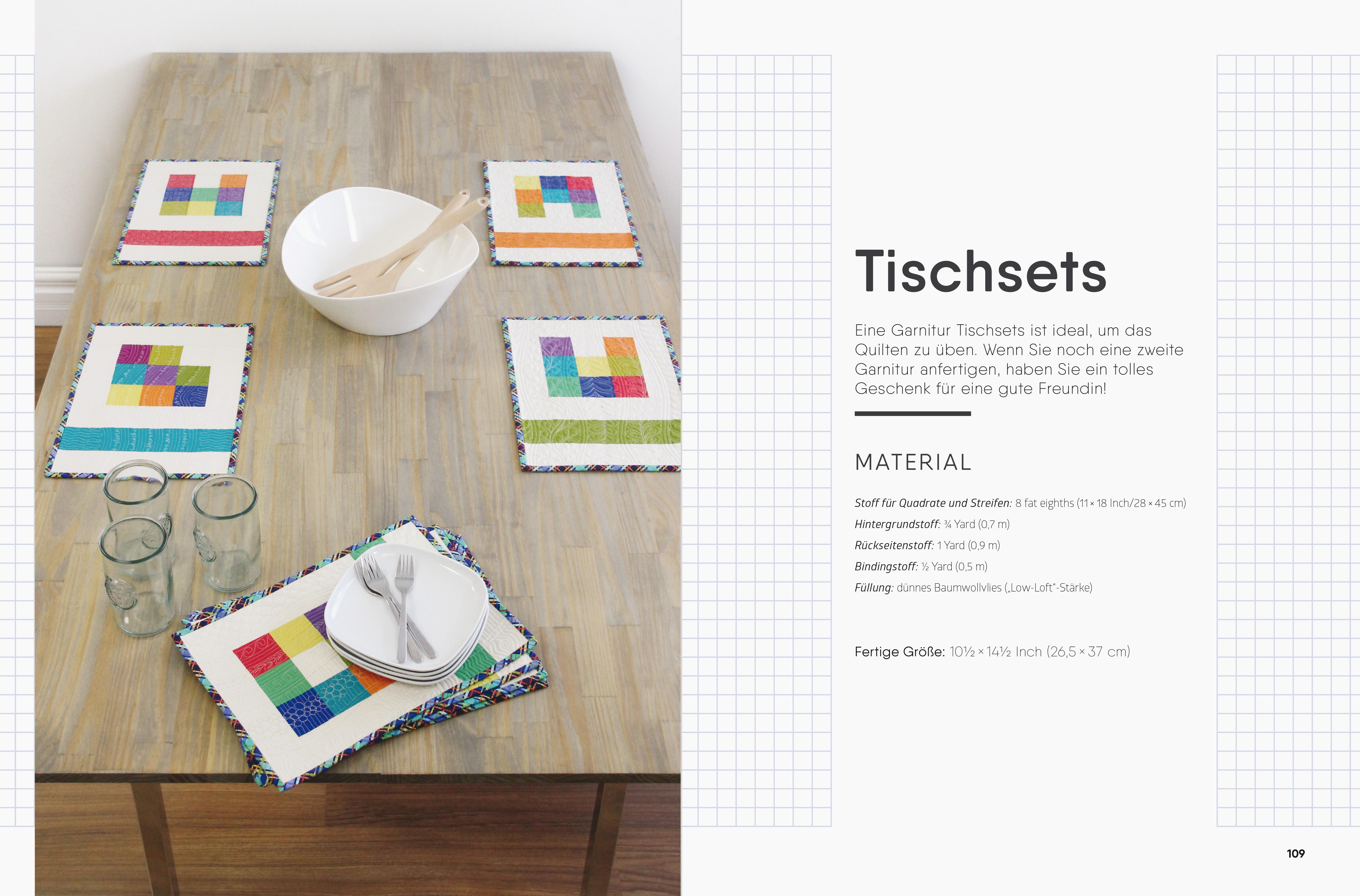 Beispielinhalt (Bild) Modernes Maschinenquilten