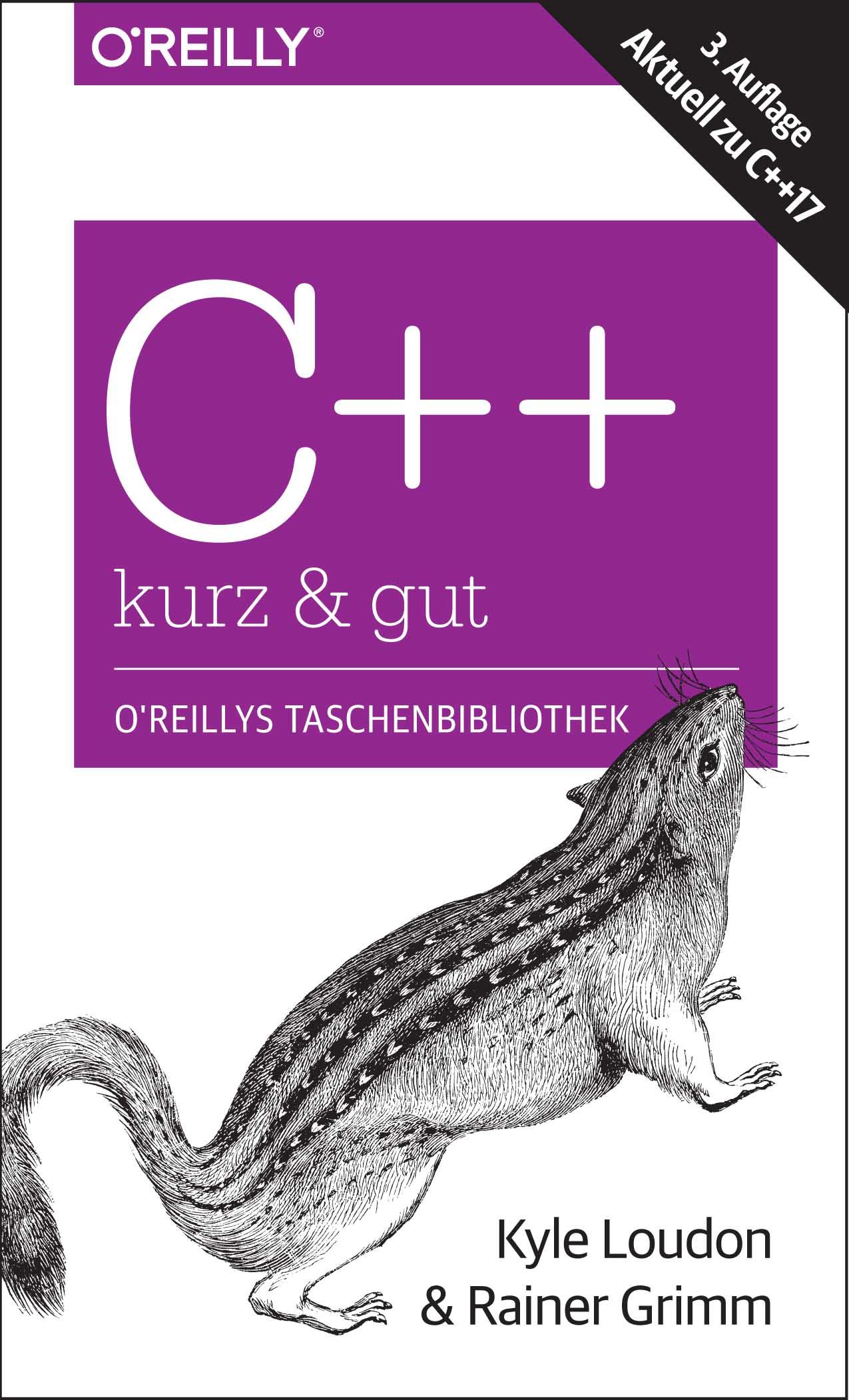 Vorderes Coverbild C++ - kurz & gut