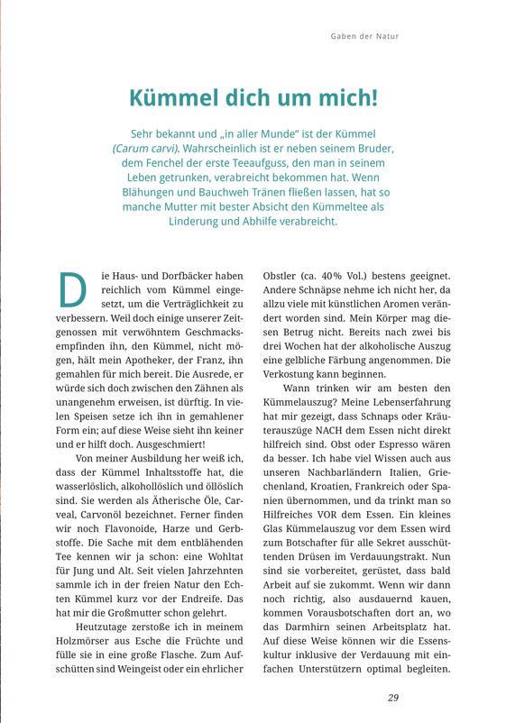 Beispielinhalt (Bild) Kräuterwastls Erkenntnis-Schatz