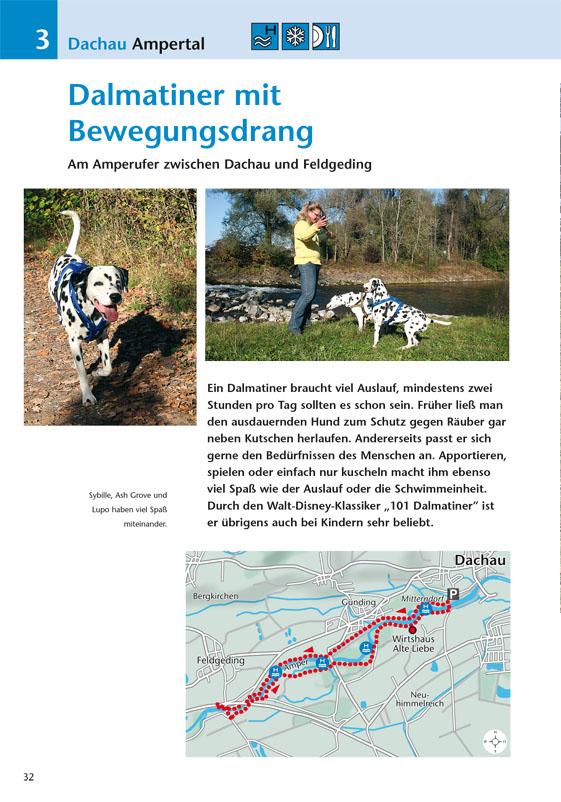 Beispielinhalt (Bild) Die schönsten Wanderungen mit Hunden