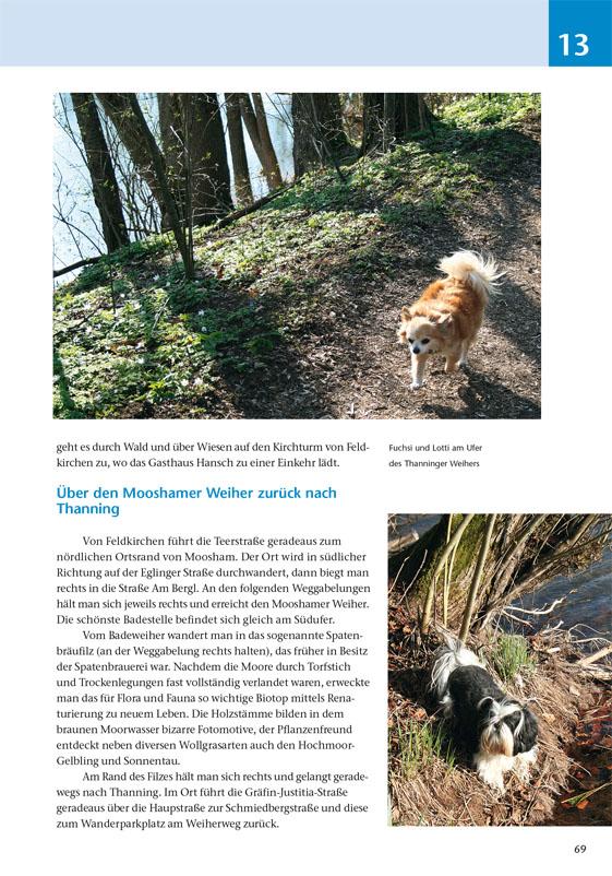 Beispielinhalt (Bild) Die schönsten Wanderungen mit Hunden