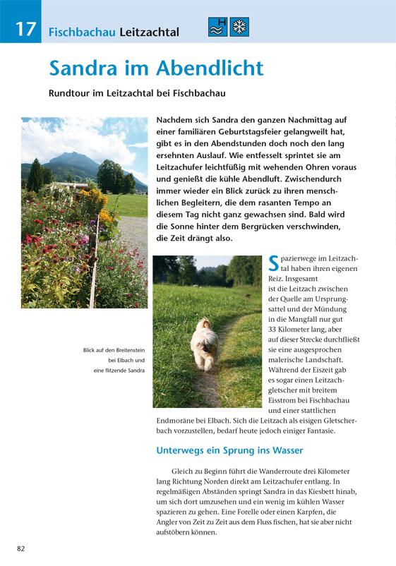 Beispielinhalt (Bild) Die schönsten Wanderungen mit Hunden