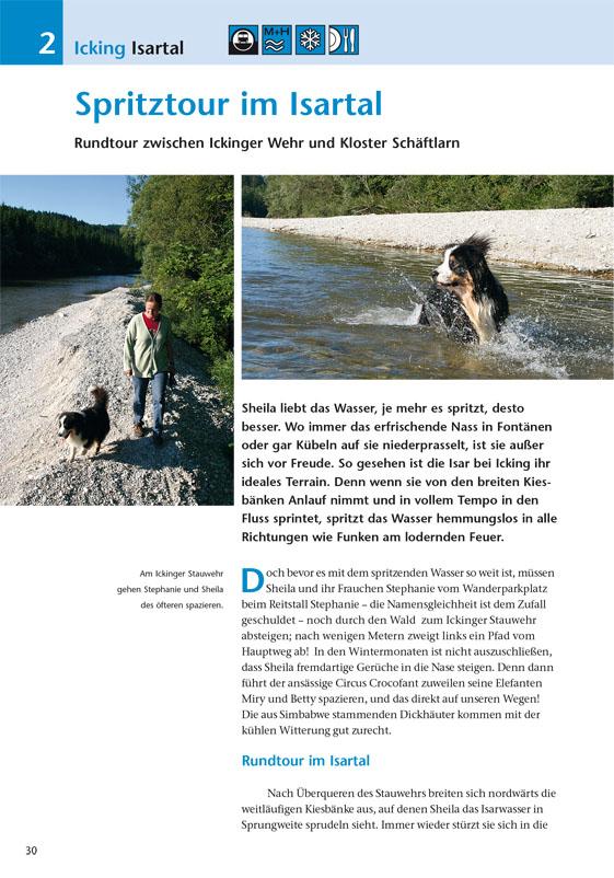 Beispielinhalt (Bild) Die schönsten Wanderungen mit Hunden