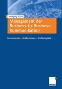 Vorderes Coverbild Management der Business-to-Business-Kommunikation