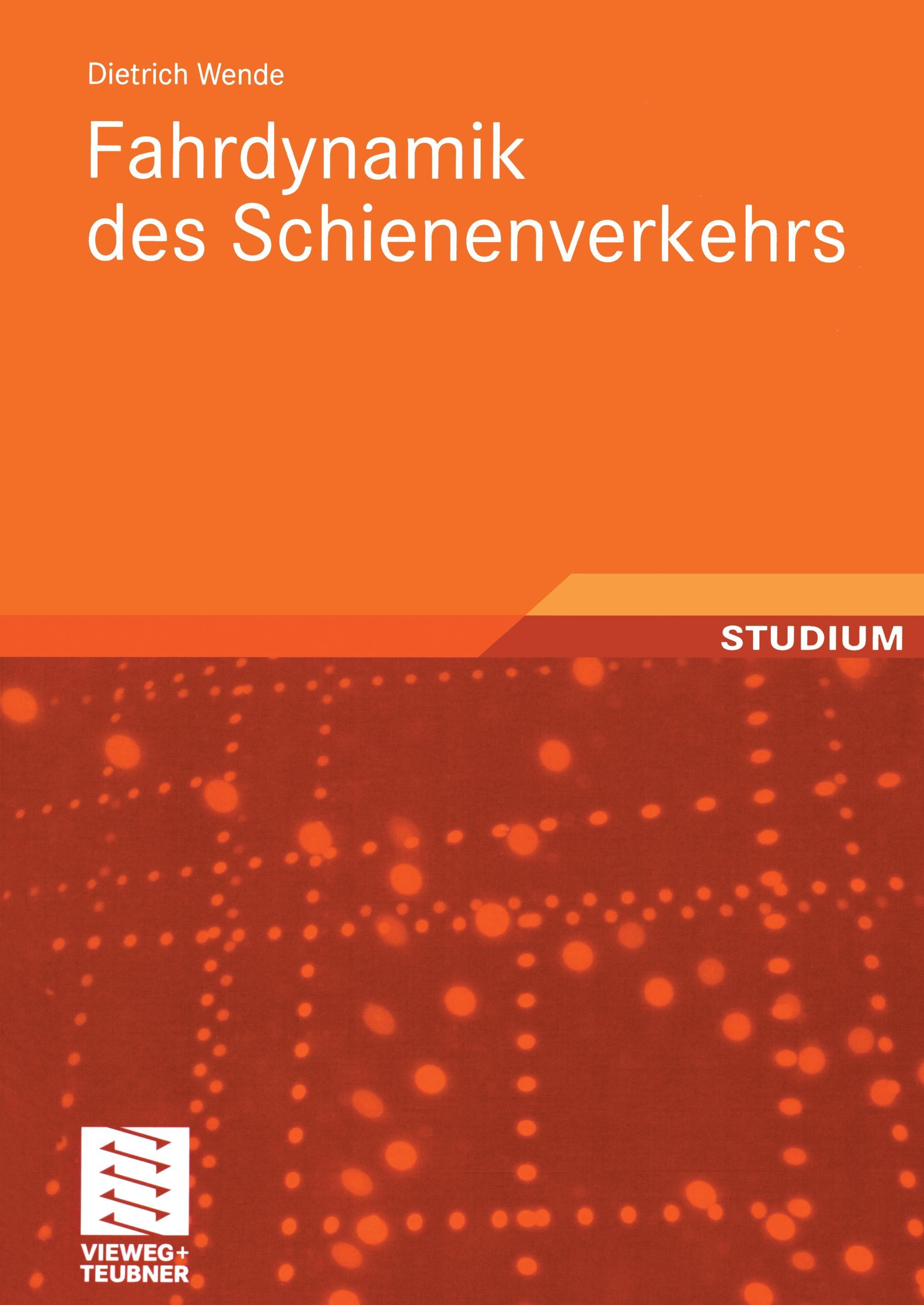 Vorderes Coverbild Fahrdynamik des Schienenverkehrs