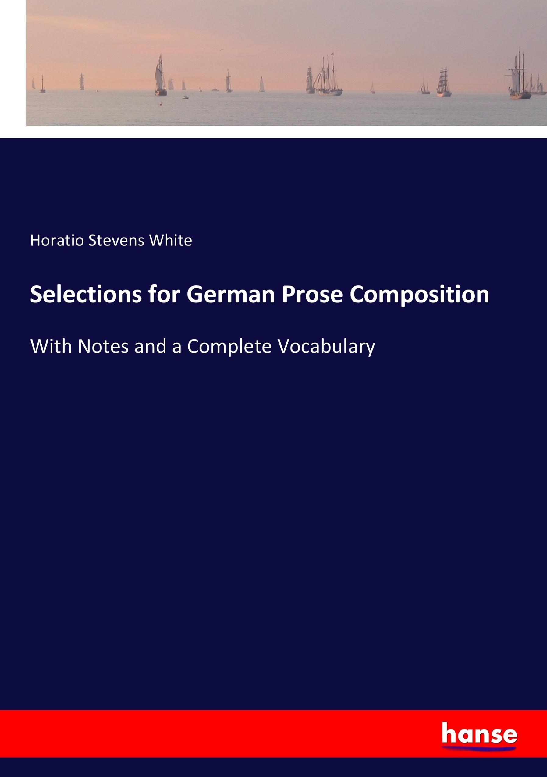 Vorderes Coverbild Selections for German Prose Composition