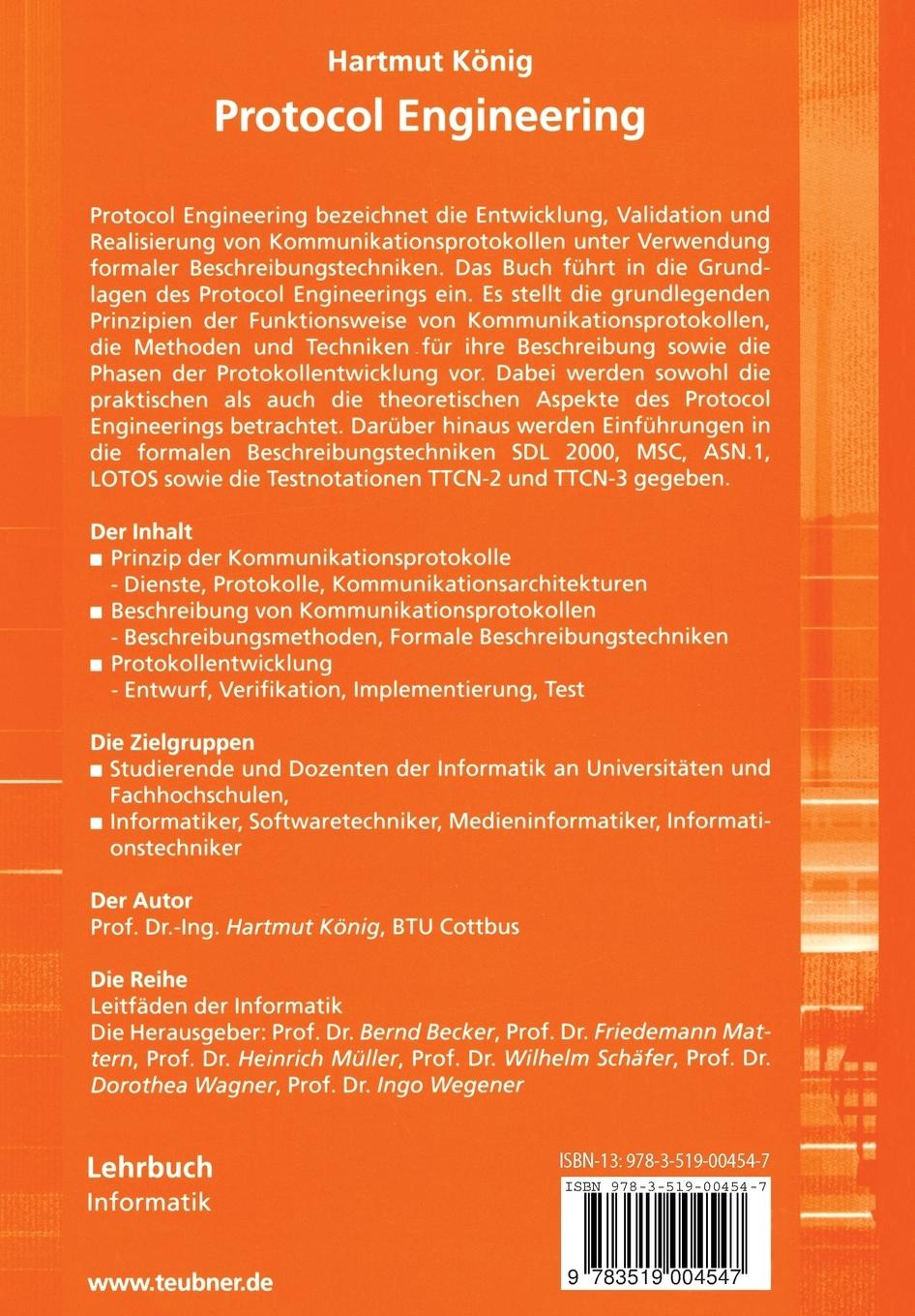 Rückseitencover Protocol Engineering