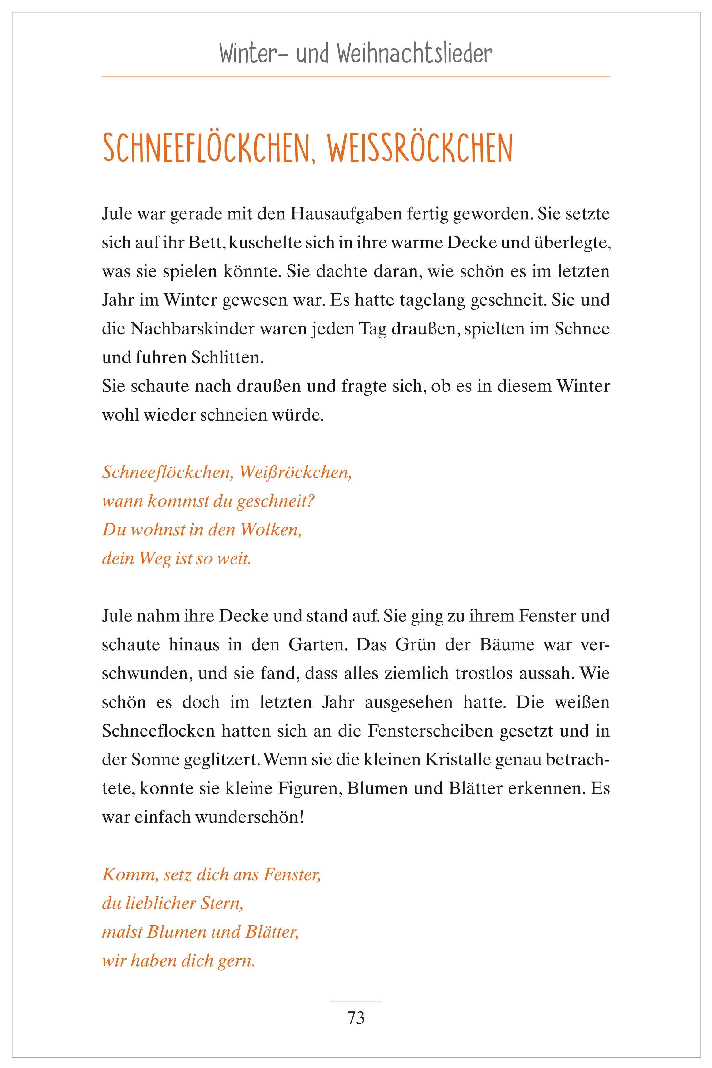 Beispielinhalt (Bild) Geschichten zum Vorlesen und Mitsingen