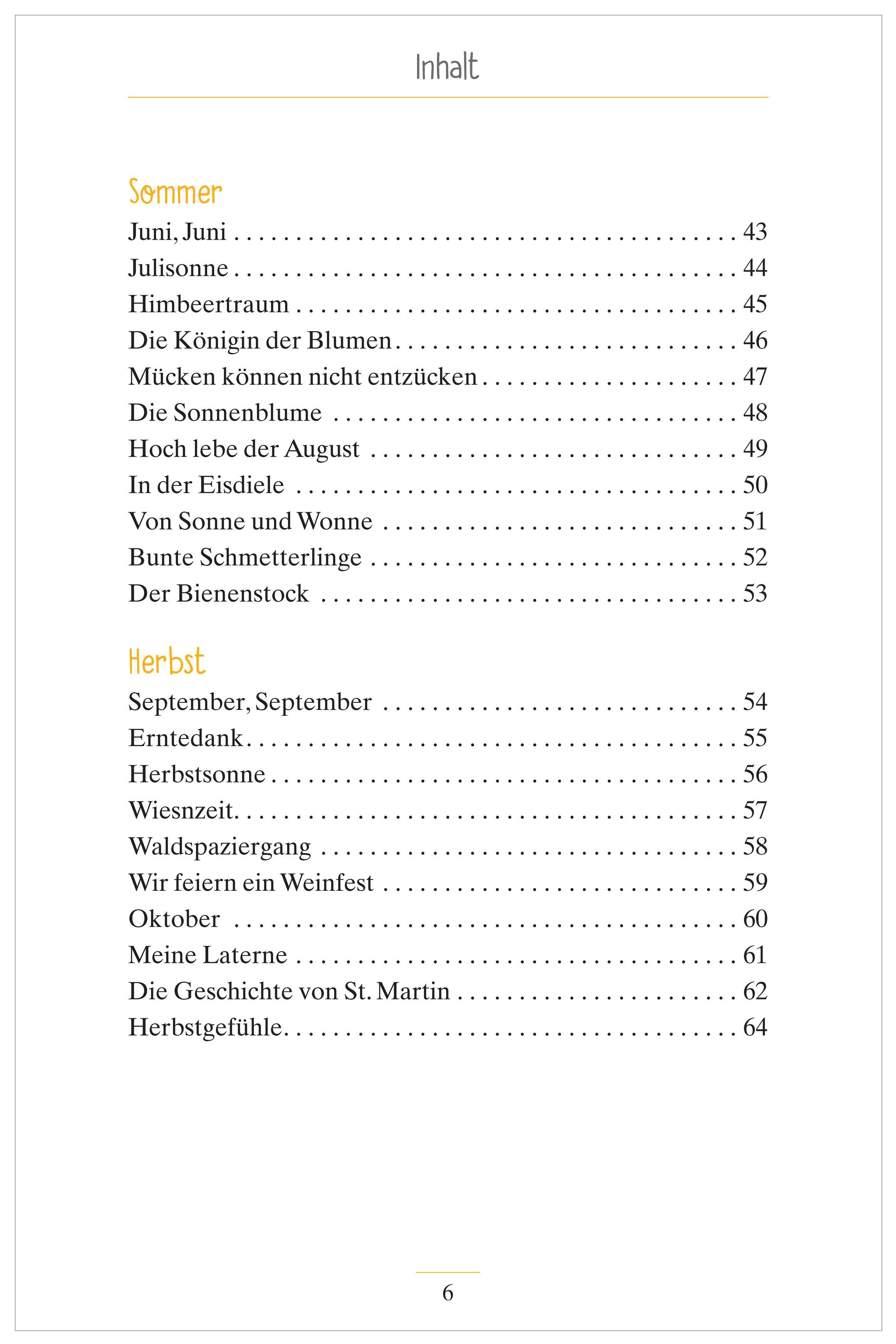 Beispielinhalt (Bild) Mitsprechgedichte