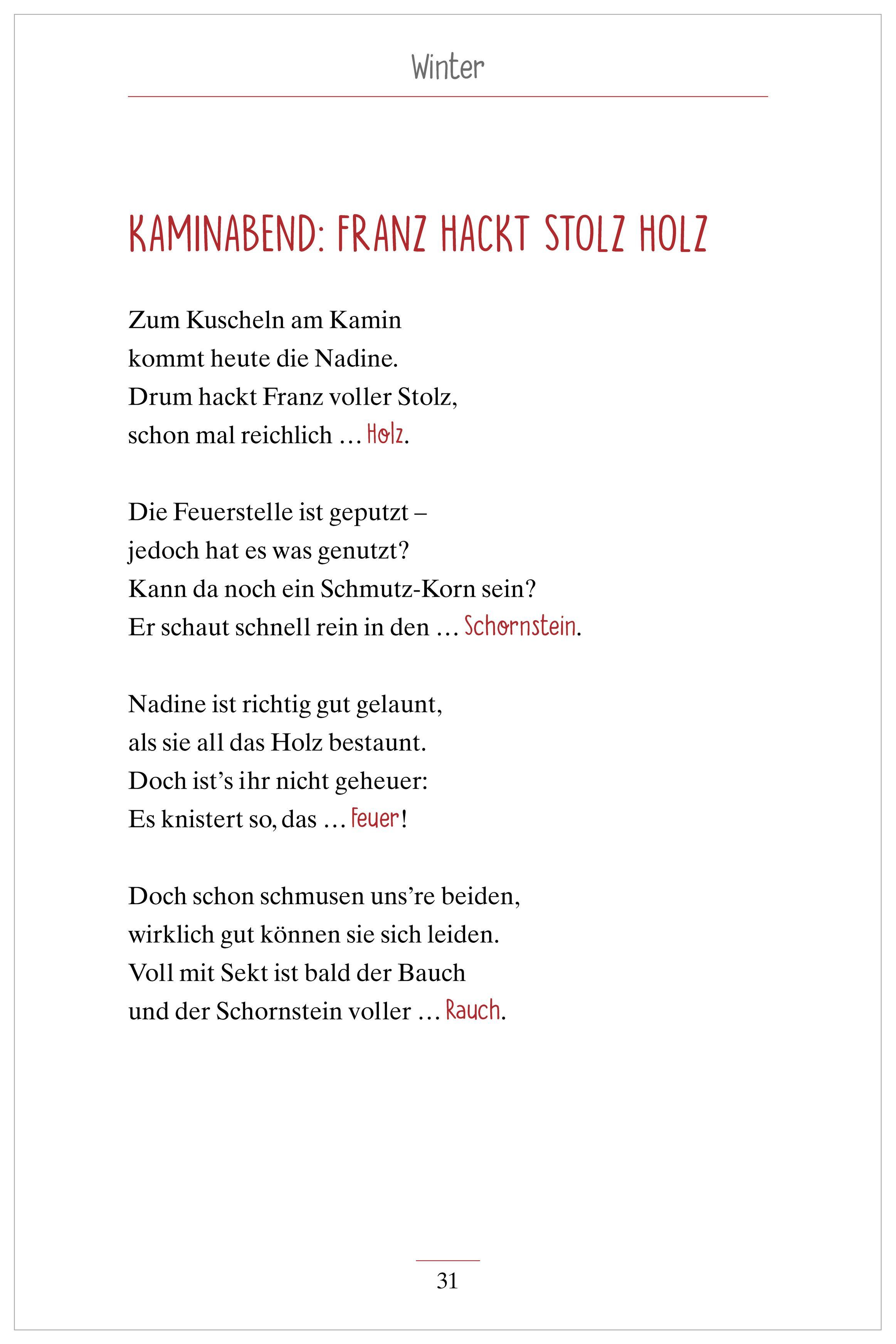 Beispielinhalt (Bild) Reimrätsel