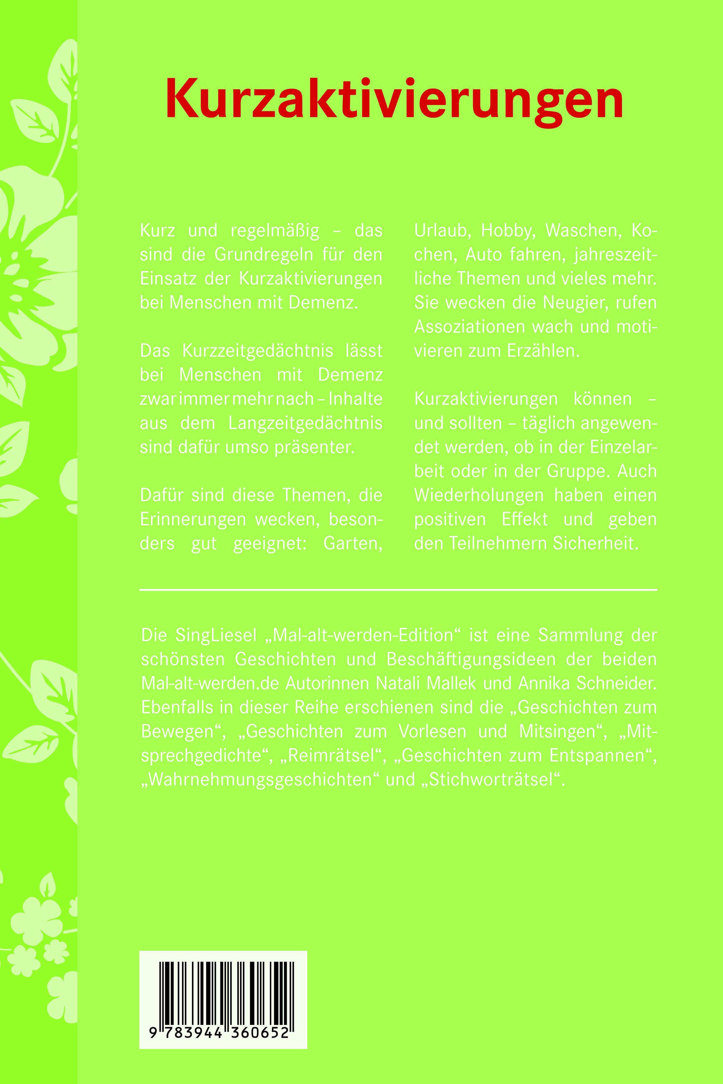 Beispielinhalt (Bild) Kurzaktivierungen