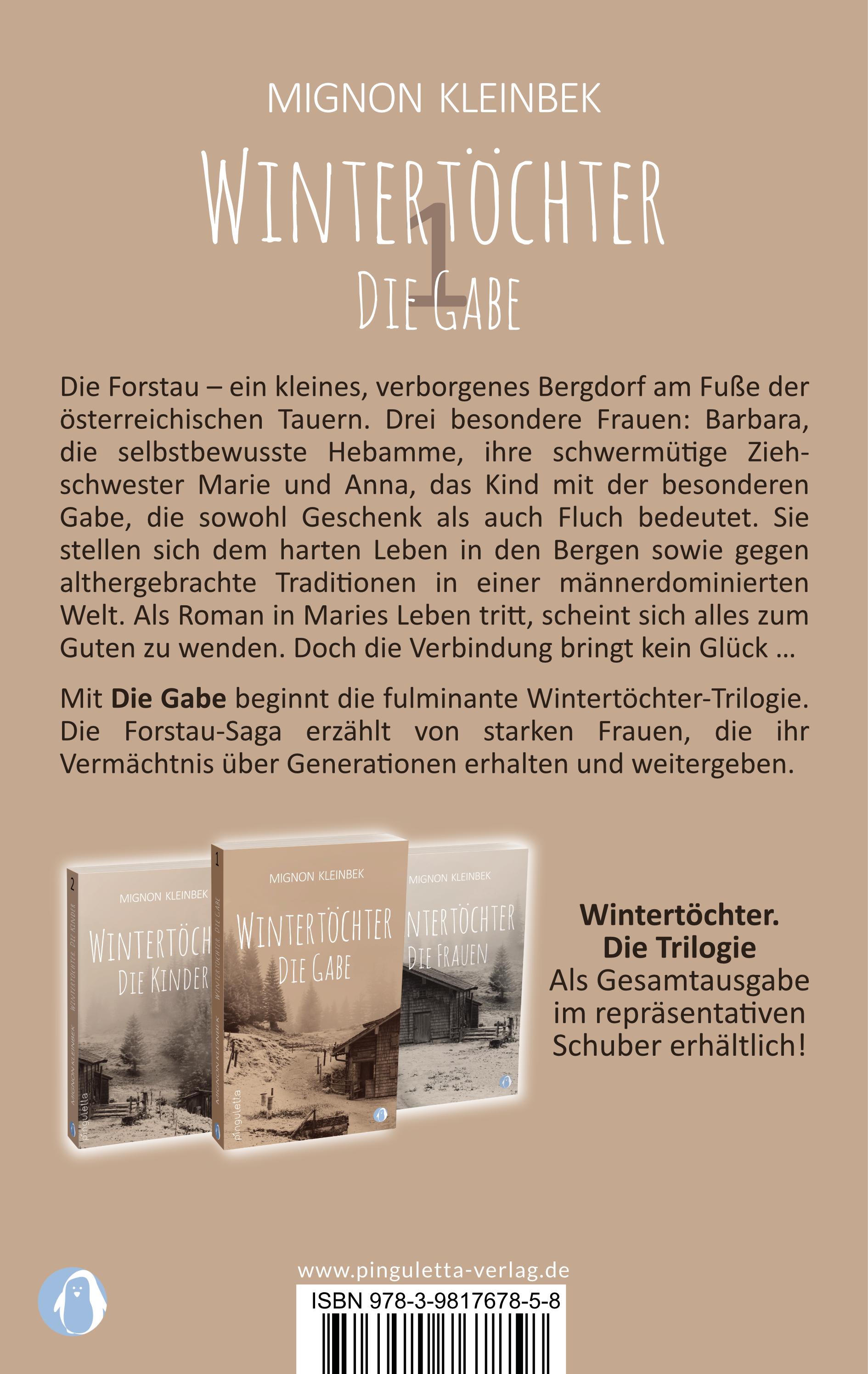 Rückseitencover Wintertöchter - Die Gabe