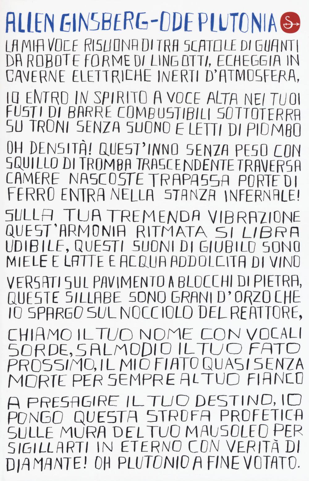 Vorderes Coverbild Ode plutonia. Poesie 1977-1980. Testo inglese a fronte
