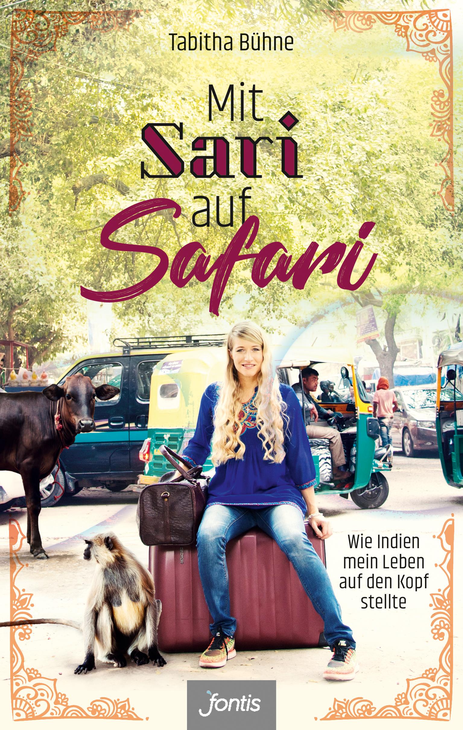 Vorderes Coverbild Mit Sari auf Safari