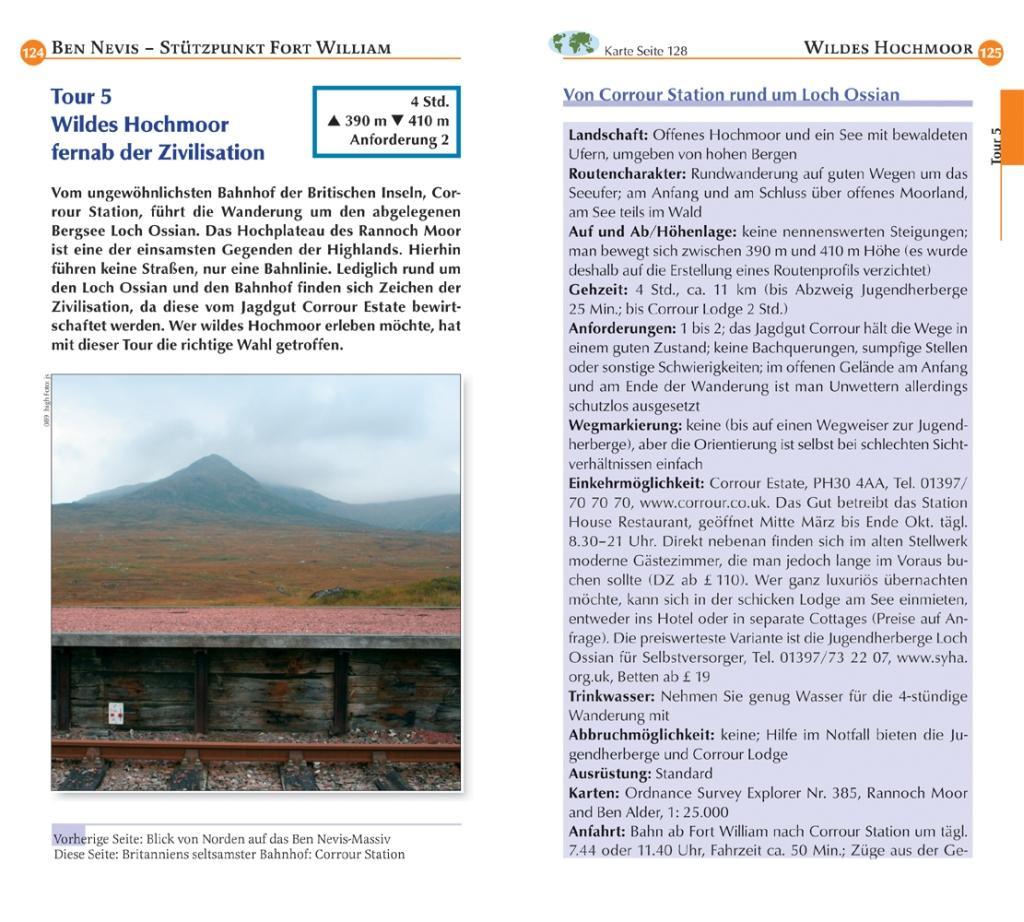 Beispielinhalt (Bild) Reise Know-How Wanderführer Die schottischen Highlands - 31 Wandertouren -