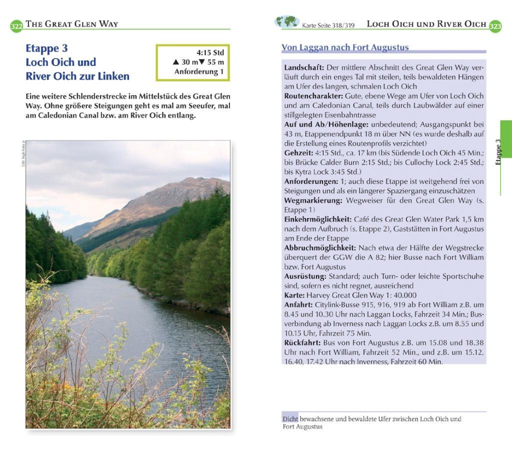 Beispielinhalt (Bild) Reise Know-How Wanderführer Die schottischen Highlands - 31 Wandertouren -