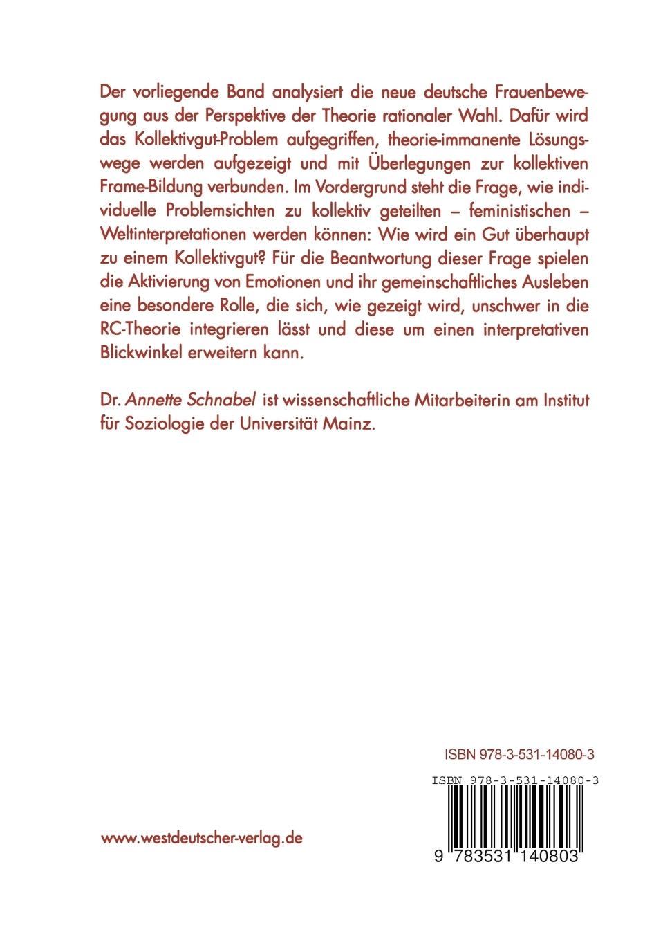 Rückseitencover Die Rationalität der Emotionen