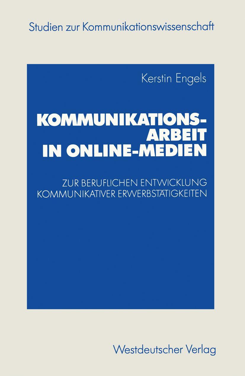 Vorderes Coverbild Kommunikationsarbeit in Online-Medien